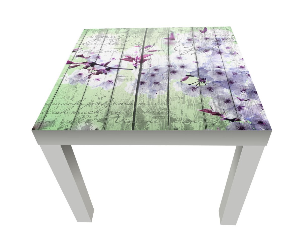 Beistelltisch Holz Blüten Zweig M0542 entdecken - Bild 1 Beistelltisch Holz Blüten Zweig M0542 entdecken - Bild 1