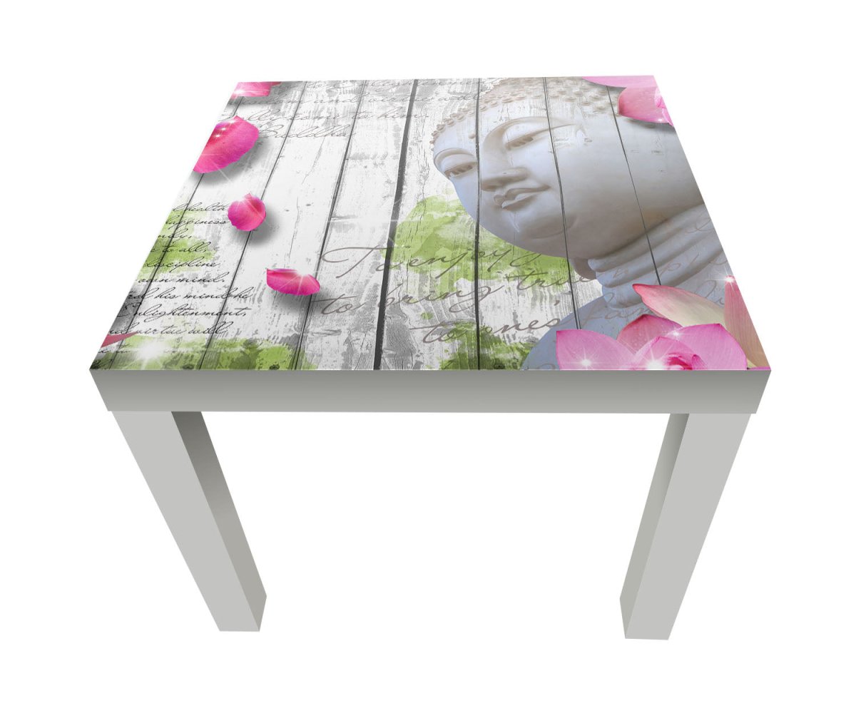 Beistelltisch Holz Blüten Buddha M0544 entdecken - Bild 1 Beistelltisch Holz Blüten Buddha M0544 entdecken - Bild 1