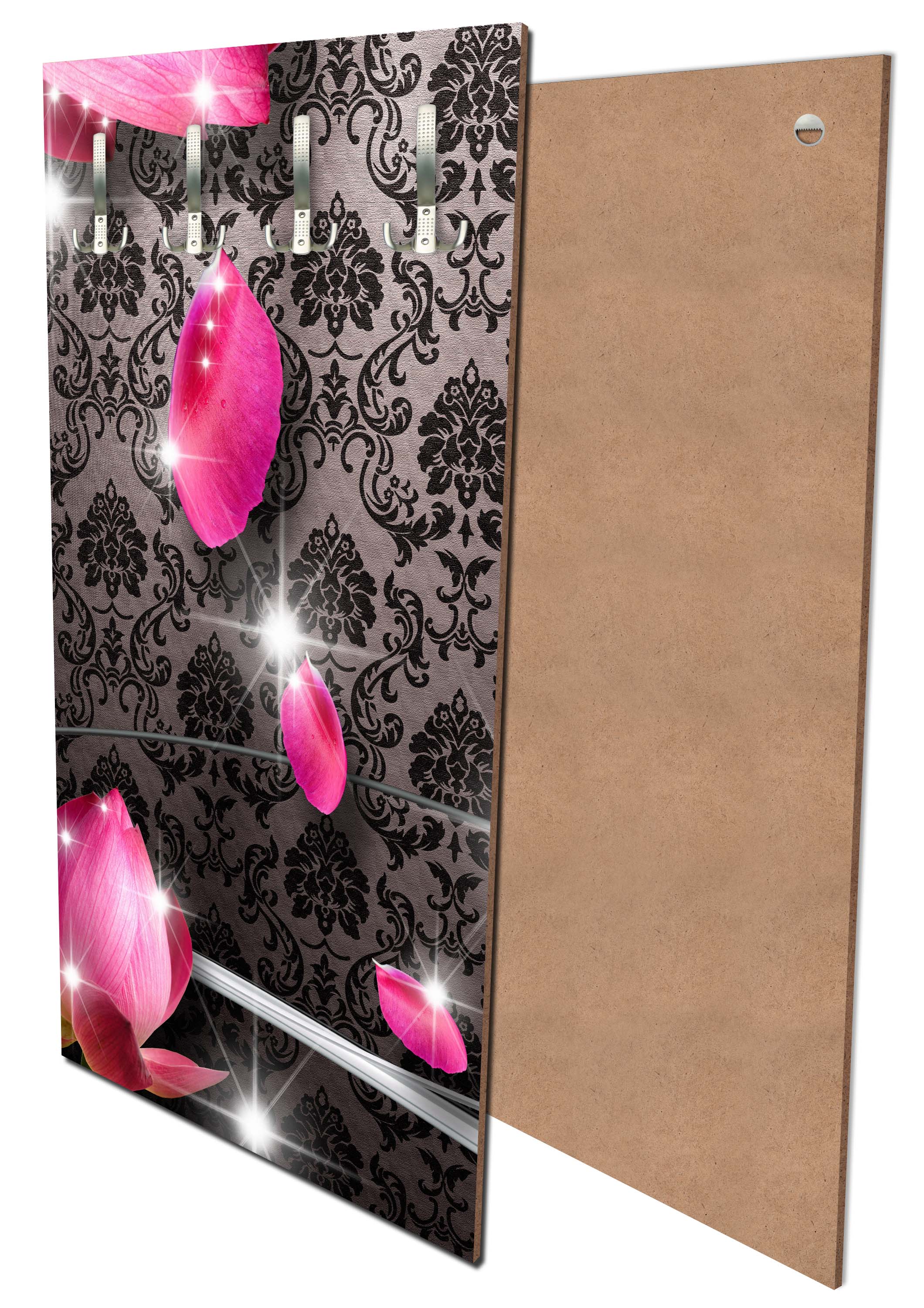 Garderobe Blüten Ornament M0545 entdecken - Bild 1 Garderobe Blüten Ornament M0545 entdecken - Bild 1