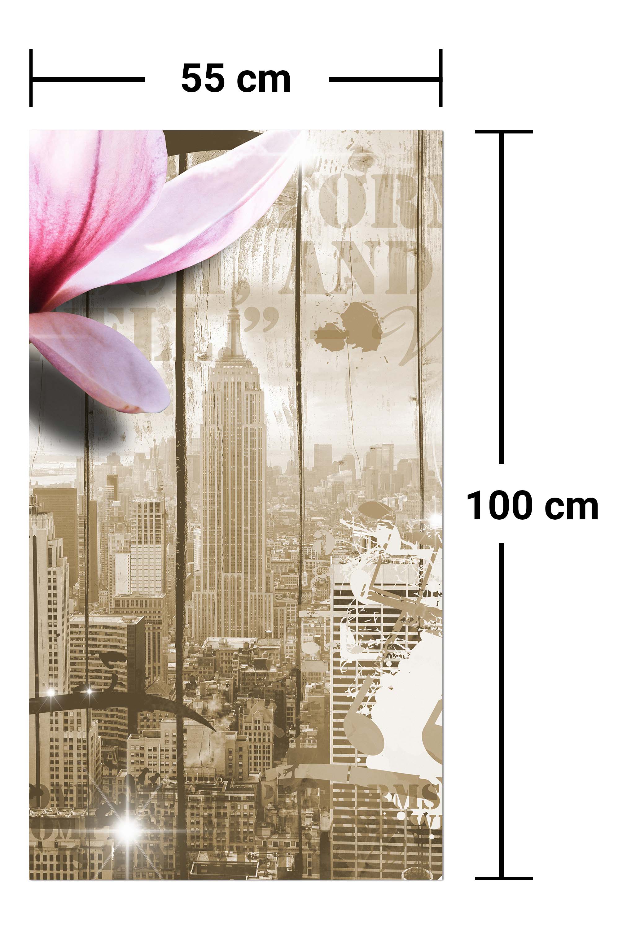 Garderobe Musik Vintage Blüten New York M0548 entdecken - Bild 7 Garderobe Musik Vintage Blüten New York M0548 entdecken - Bild 7