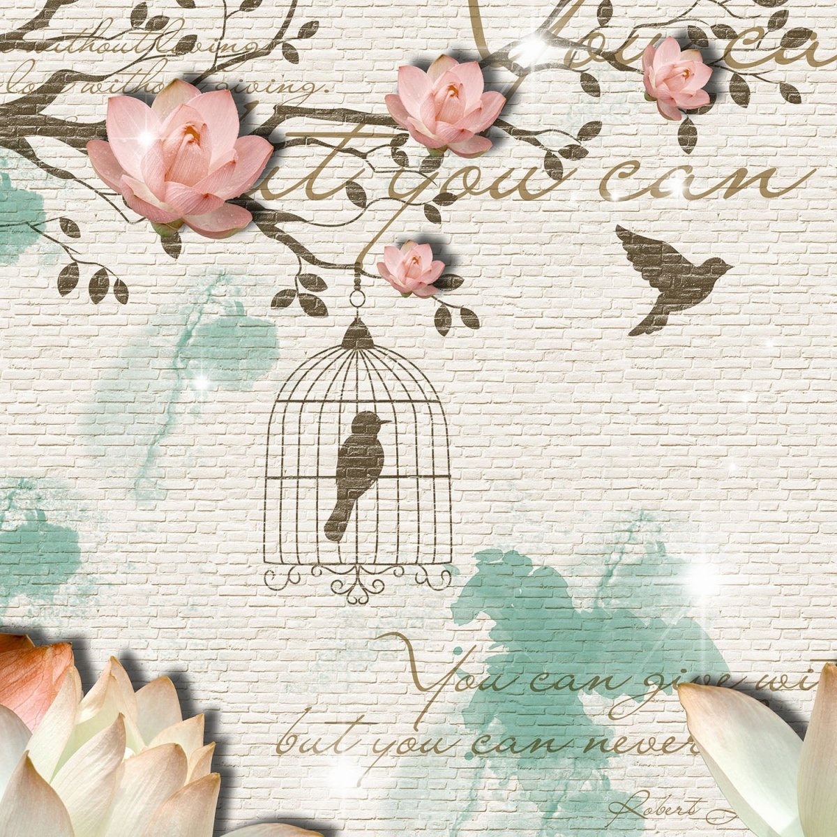 Beistelltisch Klinker hell Vintage Vogel M0550 entdecken - Bild 2 Beistelltisch Klinker hell Vintage Vogel M0550 entdecken - Bild 2