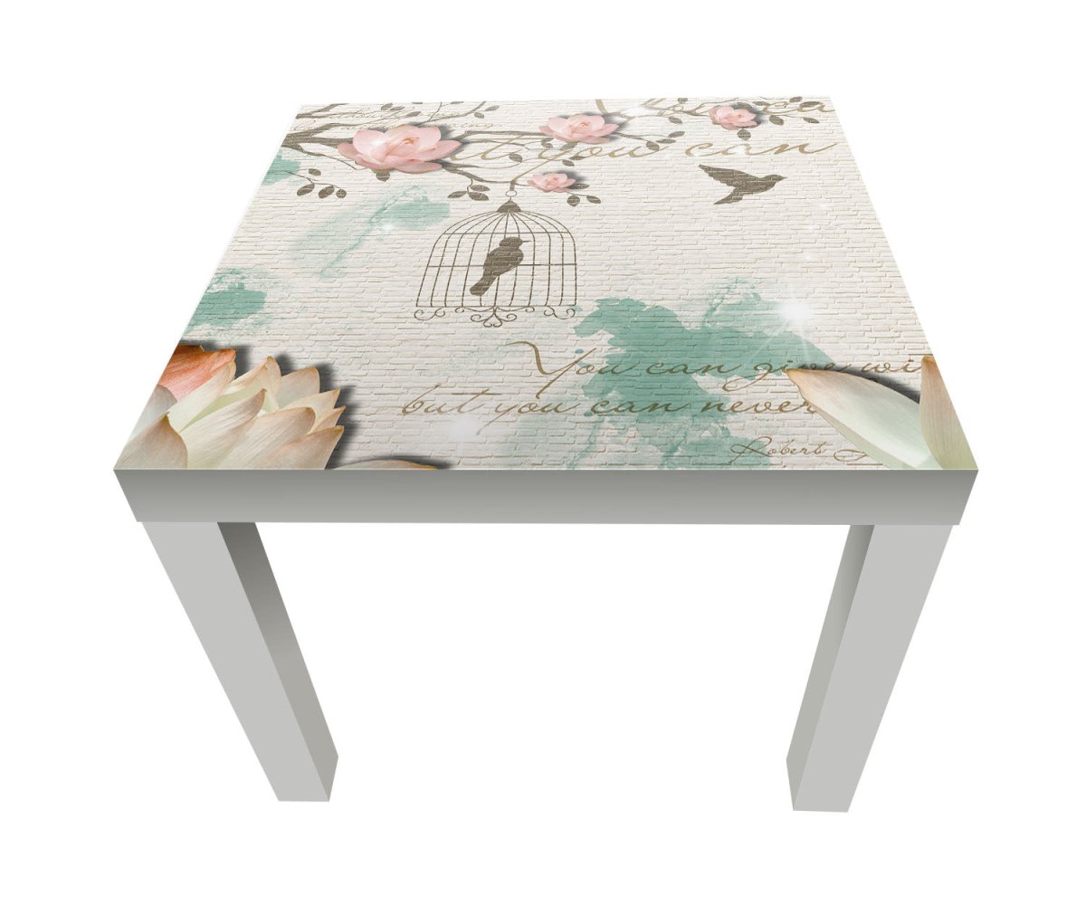 Beistelltisch Klinker hell Vintage Vogel M0550 entdecken - Bild 1 Beistelltisch Klinker hell Vintage Vogel M0550 entdecken - Bild 1