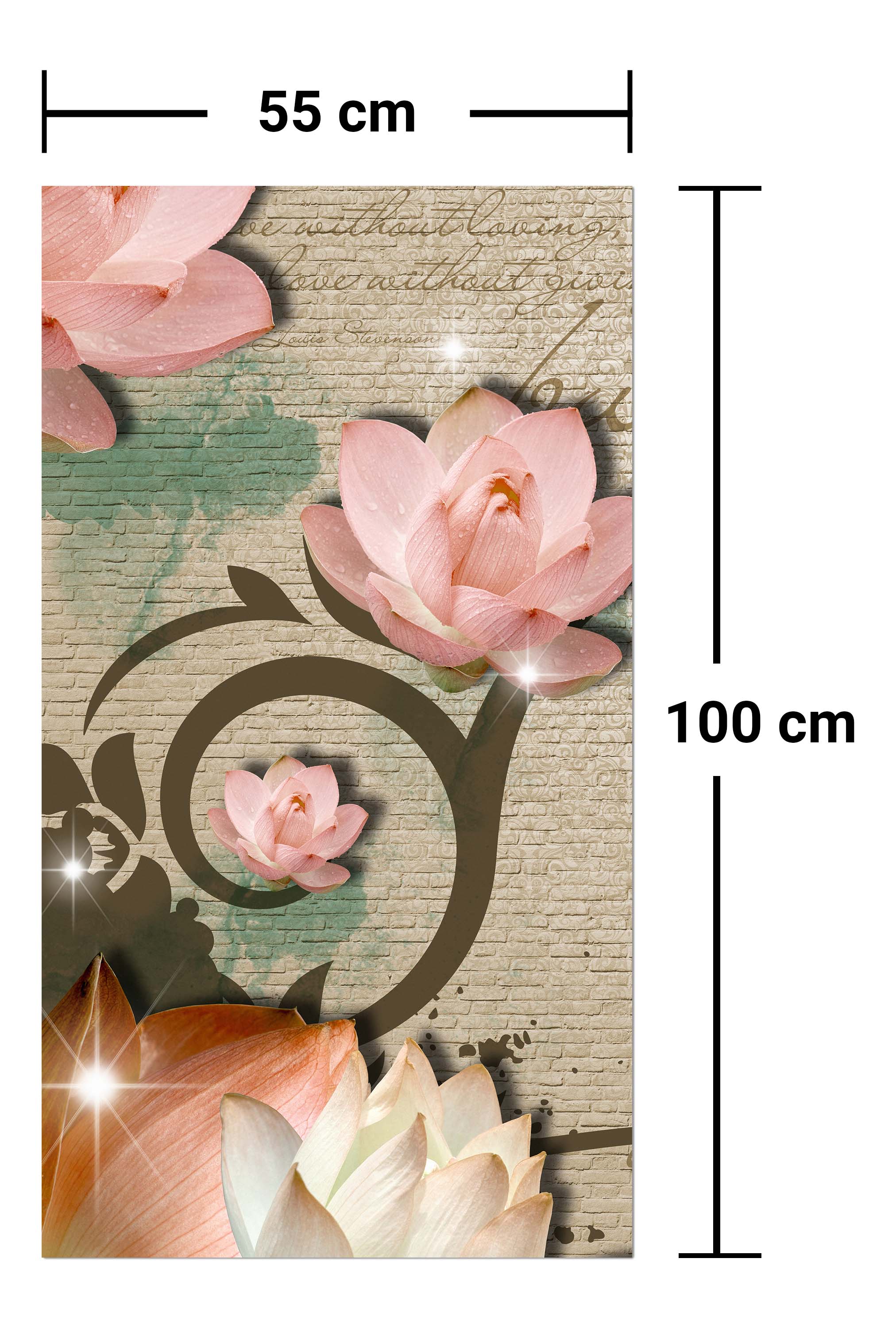 Garderobe Klinker hell Vintage Blüten M0551 entdecken - Bild 7 Garderobe Klinker hell Vintage Blüten M0551 entdecken - Bild 7