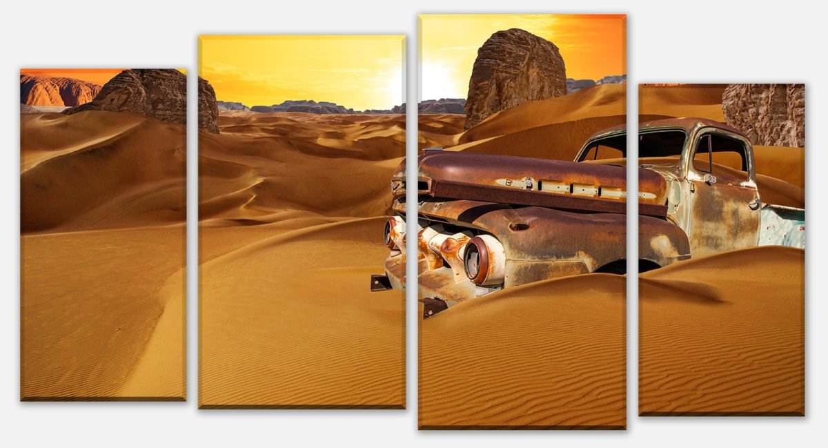 Leinwandbild Mehrteiler Altes Auto M0564 Leinwandbild Mehrteiler Altes Auto M0564