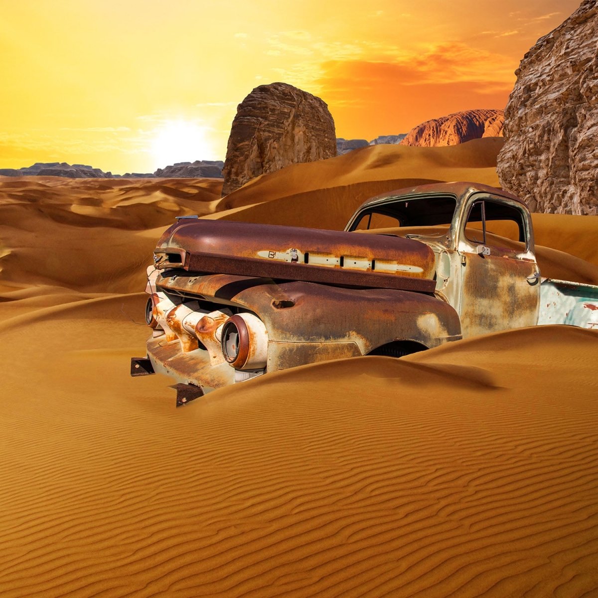 Beistelltisch Altes Auto M0564 entdecken - Bild 2 Beistelltisch Altes Auto M0564 entdecken - Bild 2