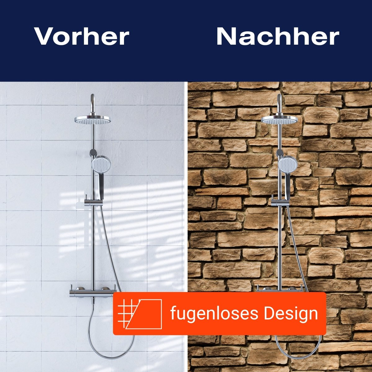 Duschwand Steinmauer M0565 entdecken - Bild 9 Duschwand Steinmauer M0565 entdecken - Bild 9