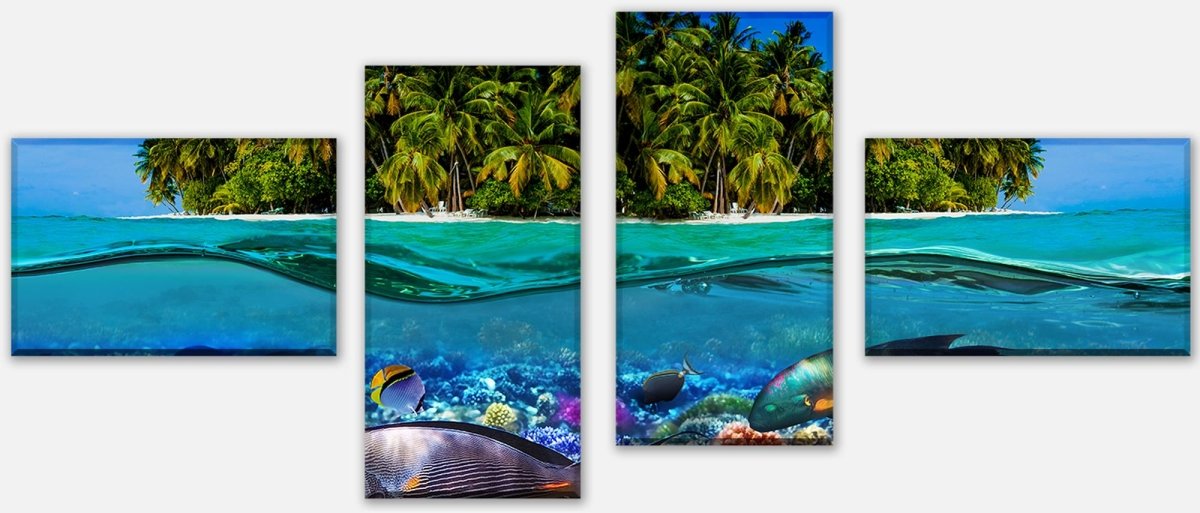 Leinwandbild Mehrteiler Insel in der Karibik M0567 Leinwandbild Mehrteiler Insel in der Karibik M0567