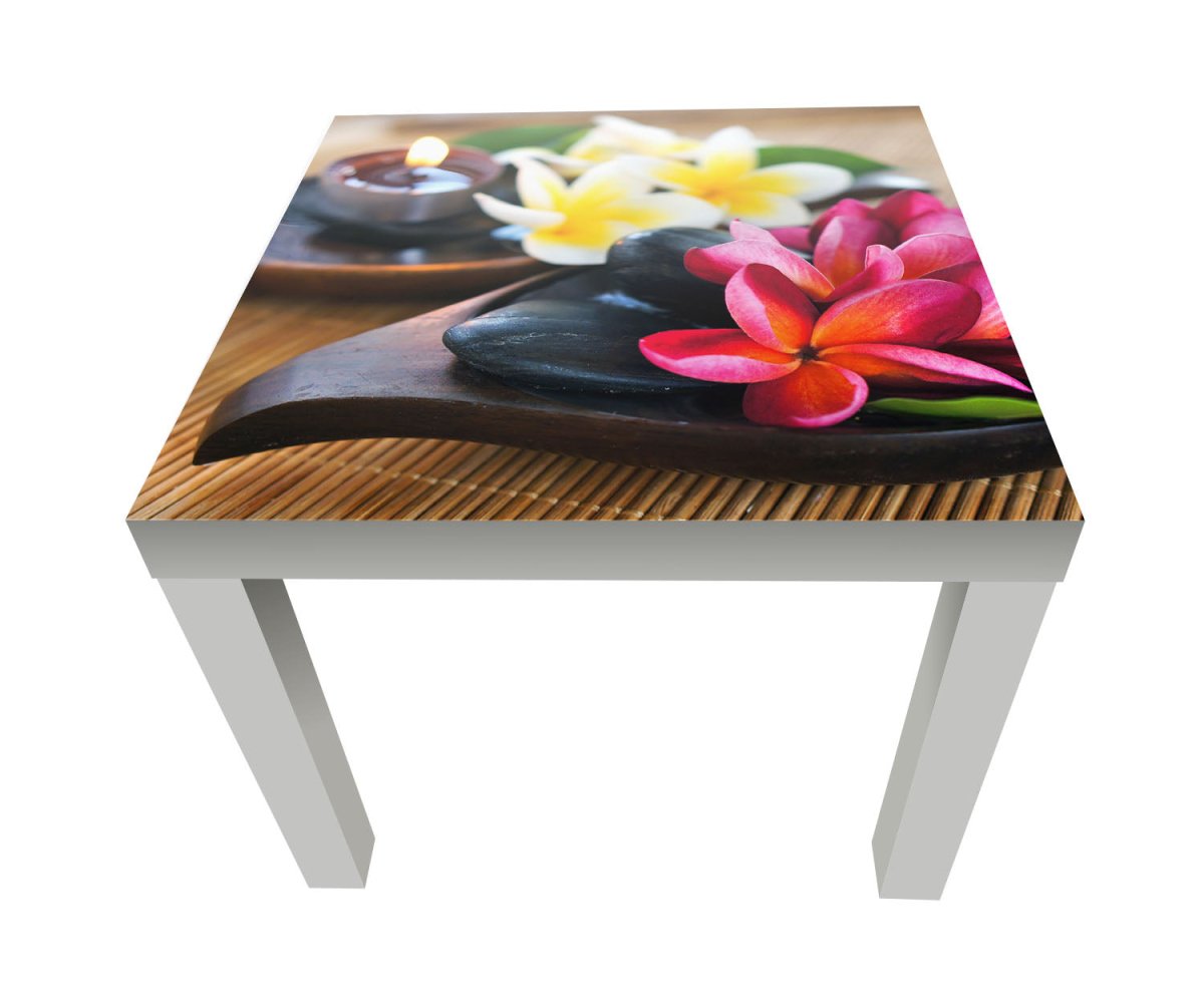 Beistelltisch Fangipani Blumen M0570 entdecken - Bild 1 Beistelltisch Fangipani Blumen M0570 entdecken - Bild 1