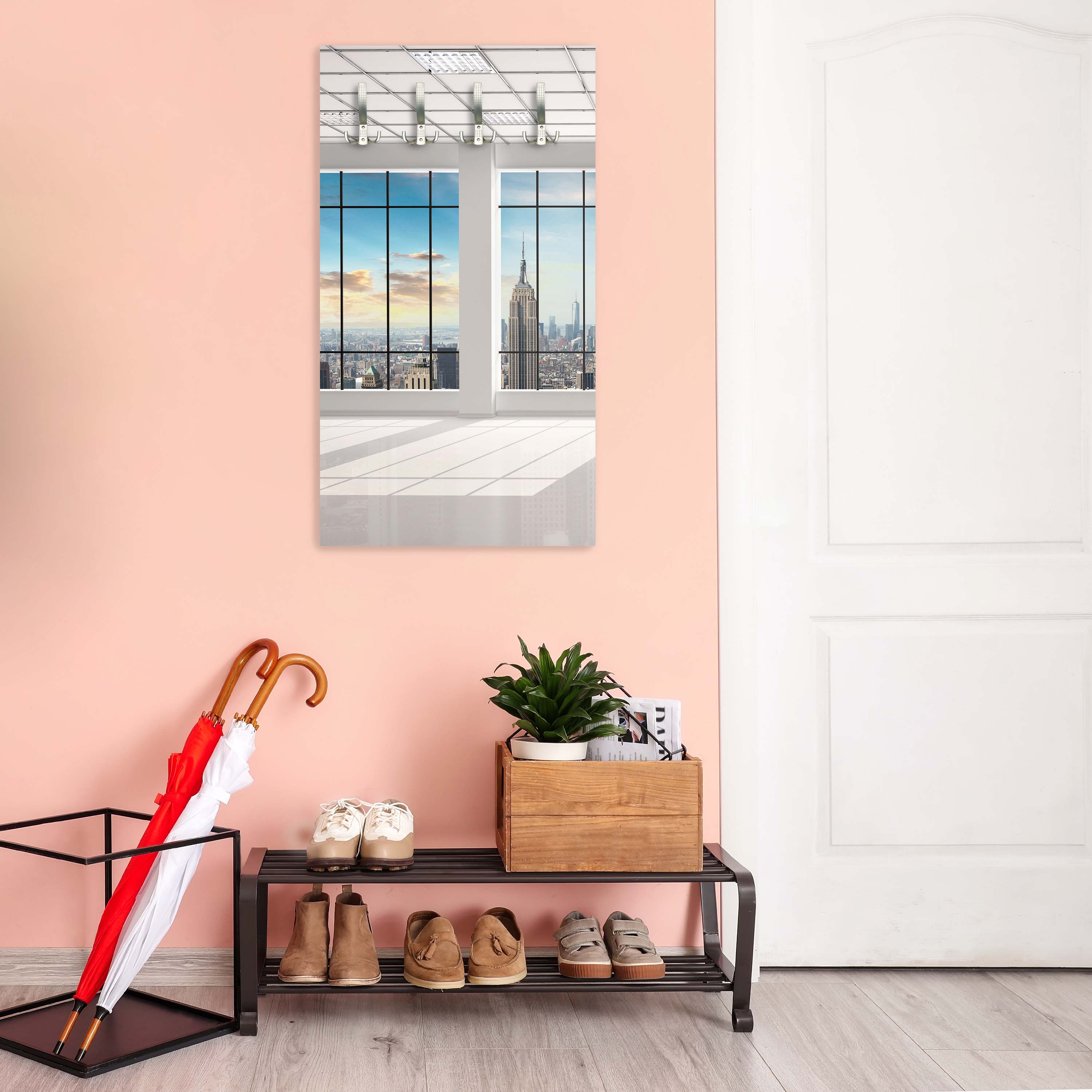 Garderobe Manhattan Blick von einem leeren Büro M0573 entdecken - Bild 2 Garderobe Manhattan Blick von einem leeren Büro M0573 entdecken - Bild 2