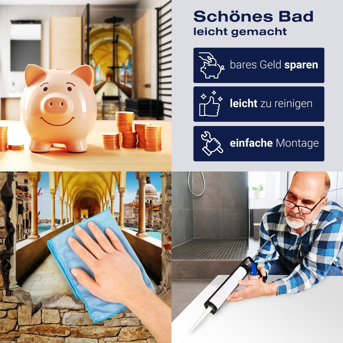 Duschwand Mauerloch mit Tunnel M0574 entdecken - Bild 7 Duschwand Mauerloch mit Tunnel M0574 entdecken - Bild 7