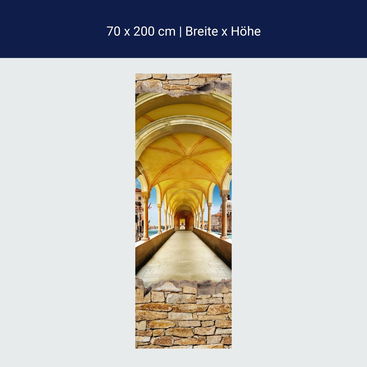 Duschwand Mauerloch mit Tunnel M0574 Duschwand Mauerloch mit Tunnel M0574