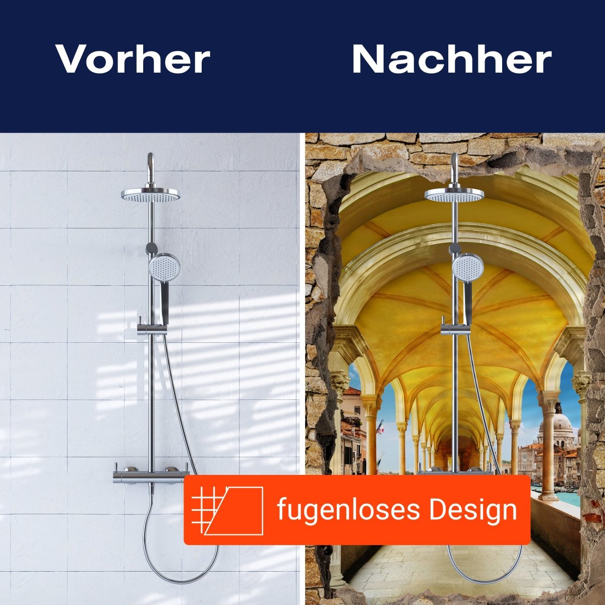 Duschwand Mauerloch mit Tunnel M0574 entdecken - Bild 9 Duschwand Mauerloch mit Tunnel M0574 entdecken - Bild 9