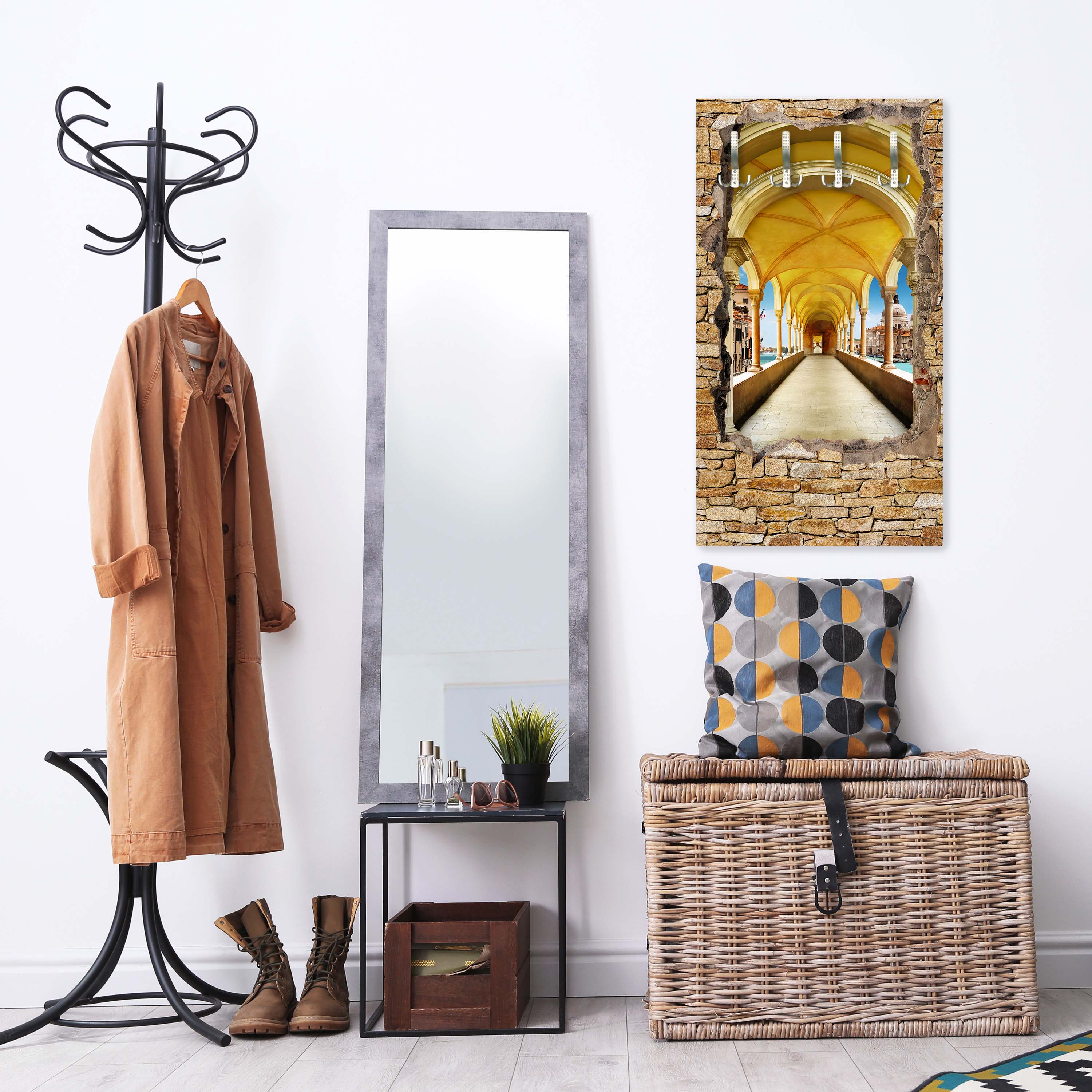 Garderobe Mauerloch mit Tunnel M0574 entdecken - Bild 6 Garderobe Mauerloch mit Tunnel M0574 entdecken - Bild 6