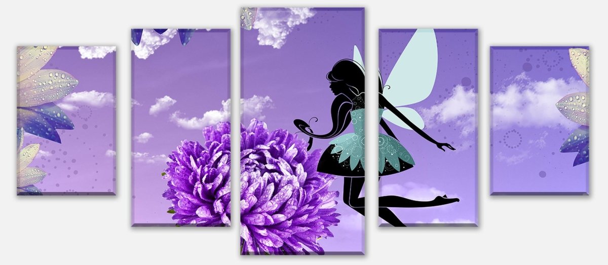 Leinwandbild Mehrteiler Blumenfee M0576 entdecken - Bild 1 Leinwandbild Mehrteiler Blumenfee M0576 entdecken - Bild 1