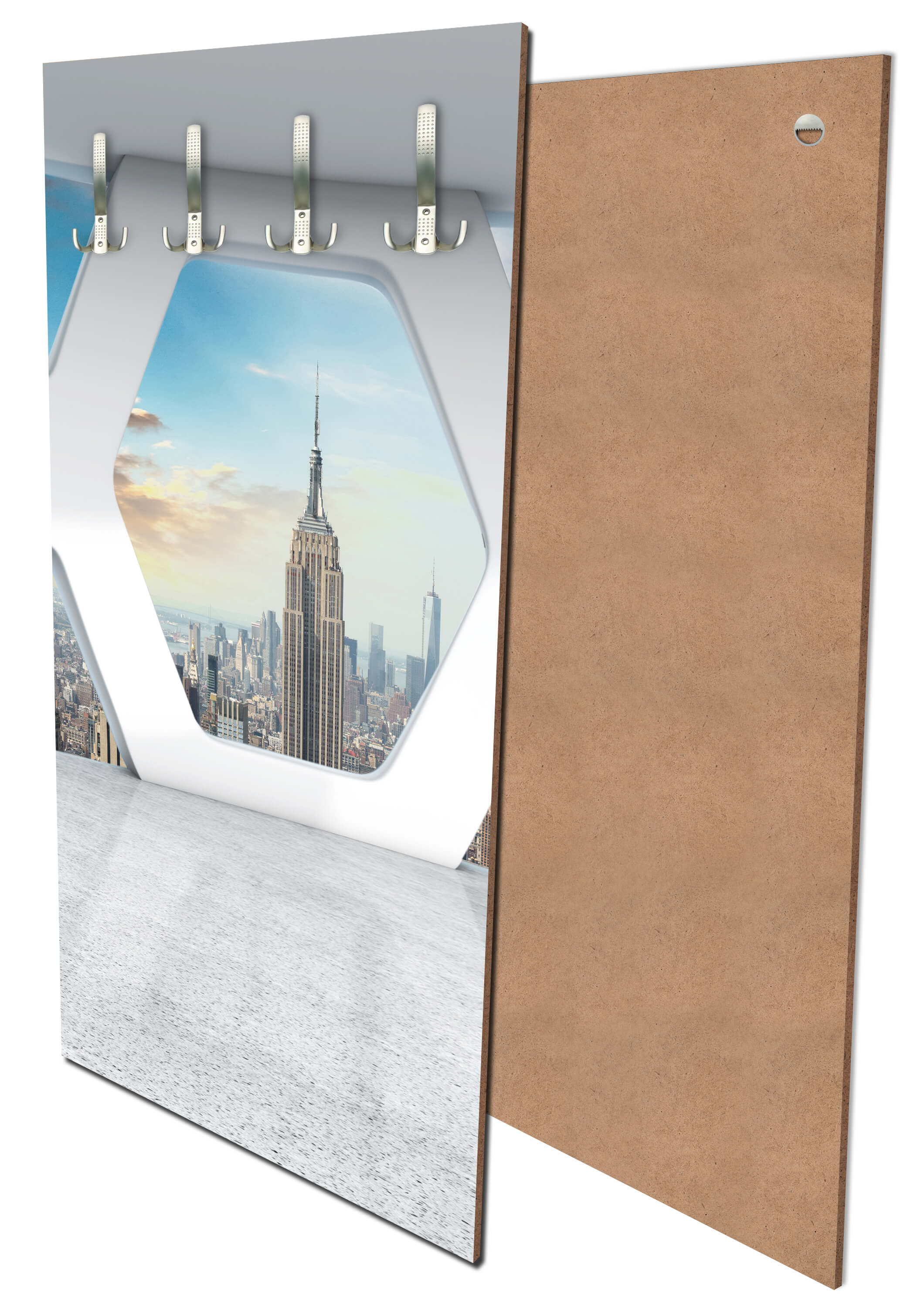 Garderobe Büro mit Blick auf Manhattan M0577 entdecken - Bild 1 Garderobe Büro mit Blick auf Manhattan M0577 entdecken - Bild 1