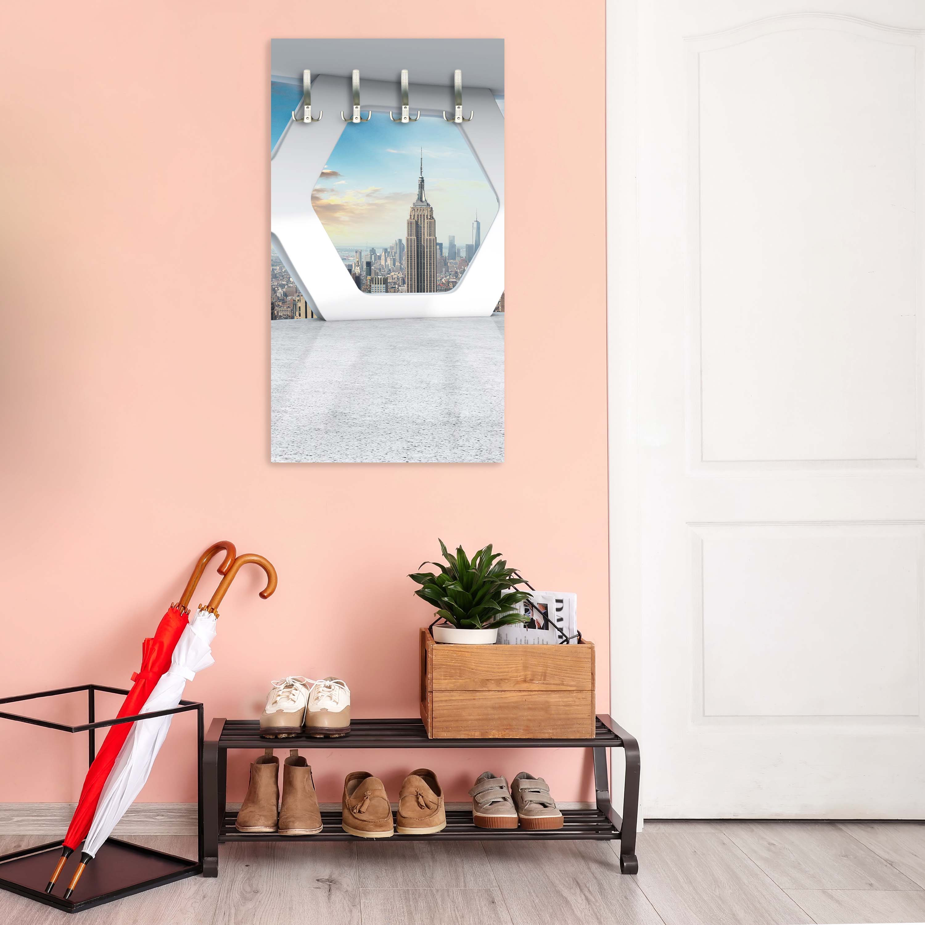 Garderobe Büro mit Blick auf Manhattan M0577 entdecken - Bild 2 Garderobe Büro mit Blick auf Manhattan M0577 entdecken - Bild 2