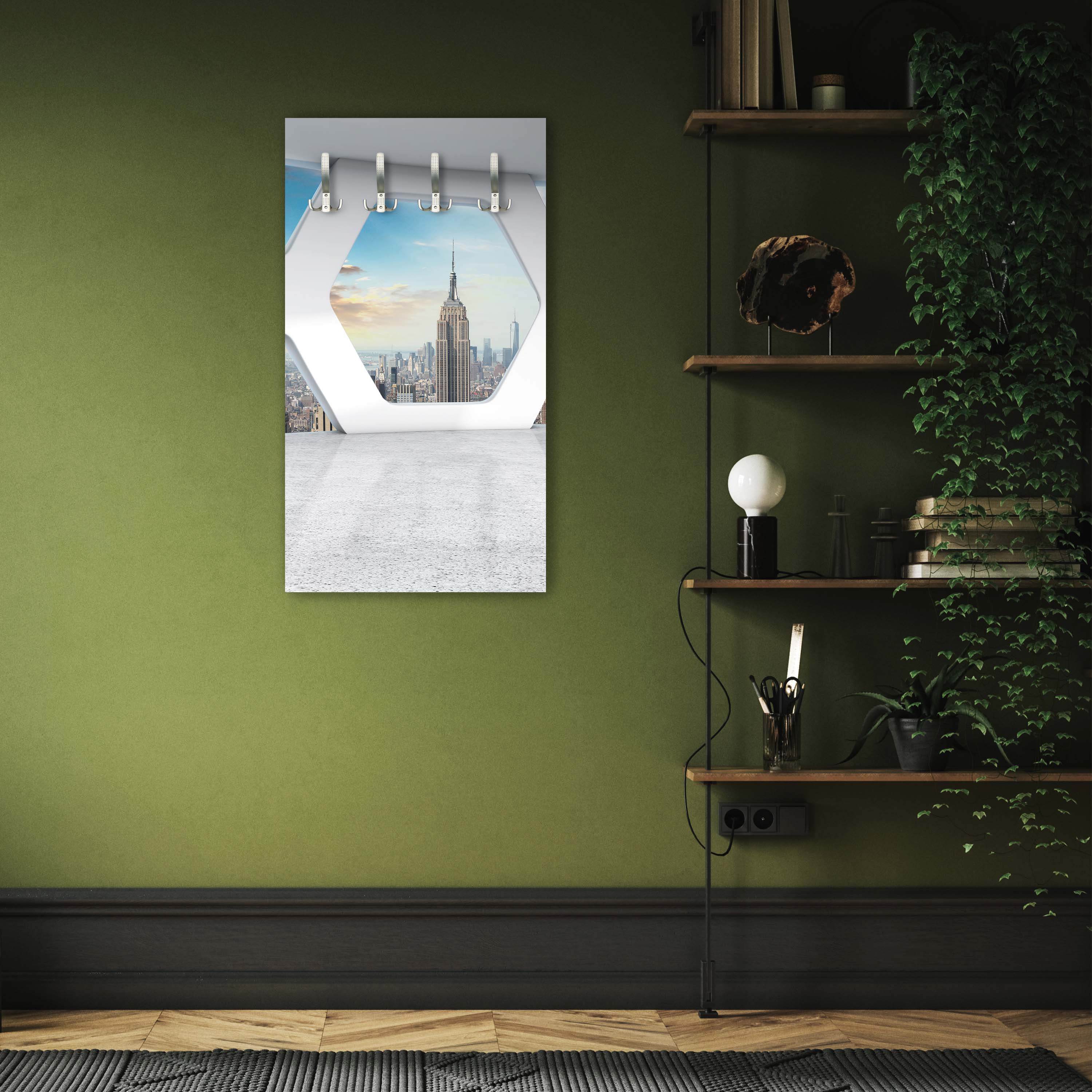 Garderobe Büro mit Blick auf Manhattan M0577 entdecken - Bild 3 Garderobe Büro mit Blick auf Manhattan M0577 entdecken - Bild 3