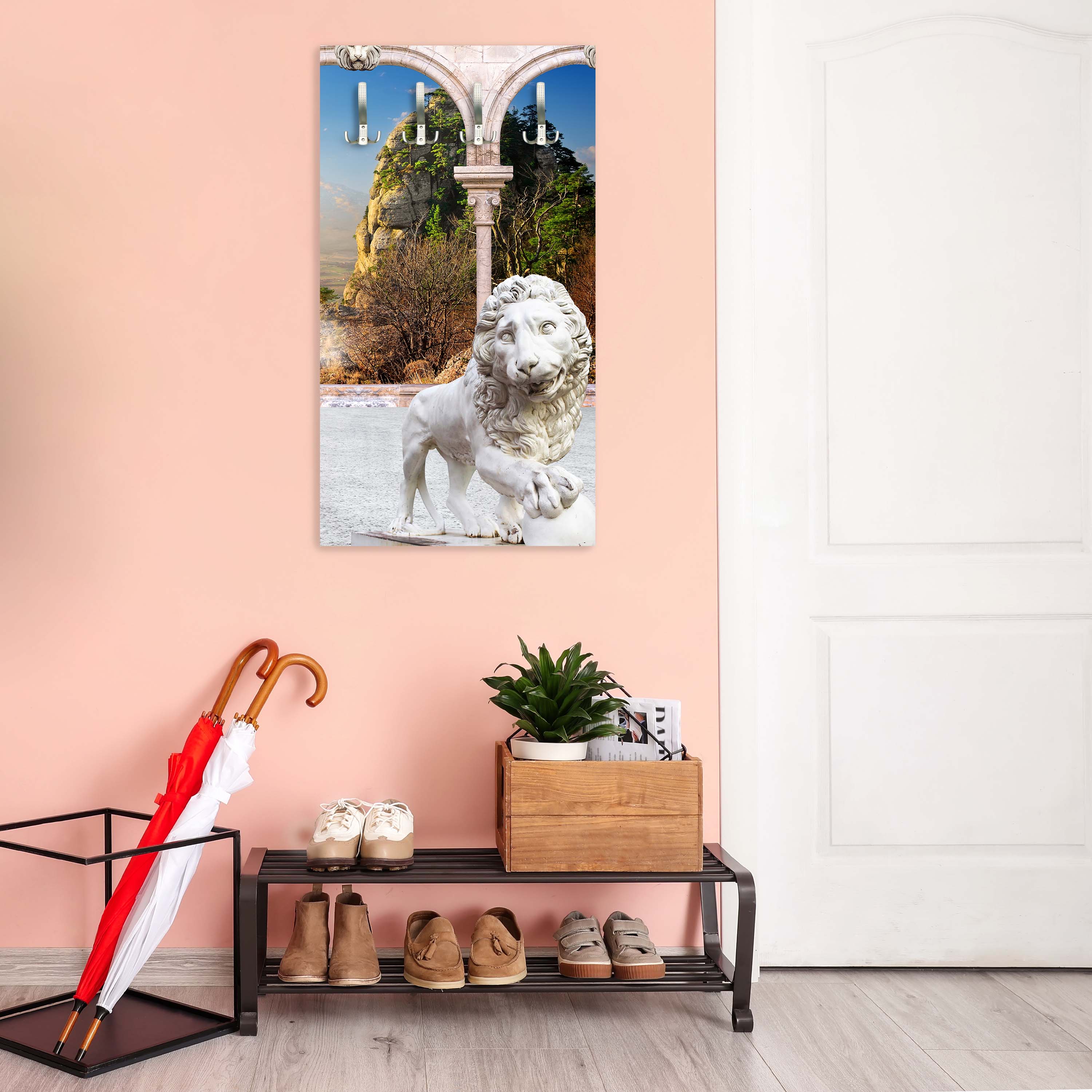 Garderobe Spalten mit Löwen M0578 entdecken - Bild 6 Garderobe Spalten mit Löwen M0578 entdecken - Bild 6