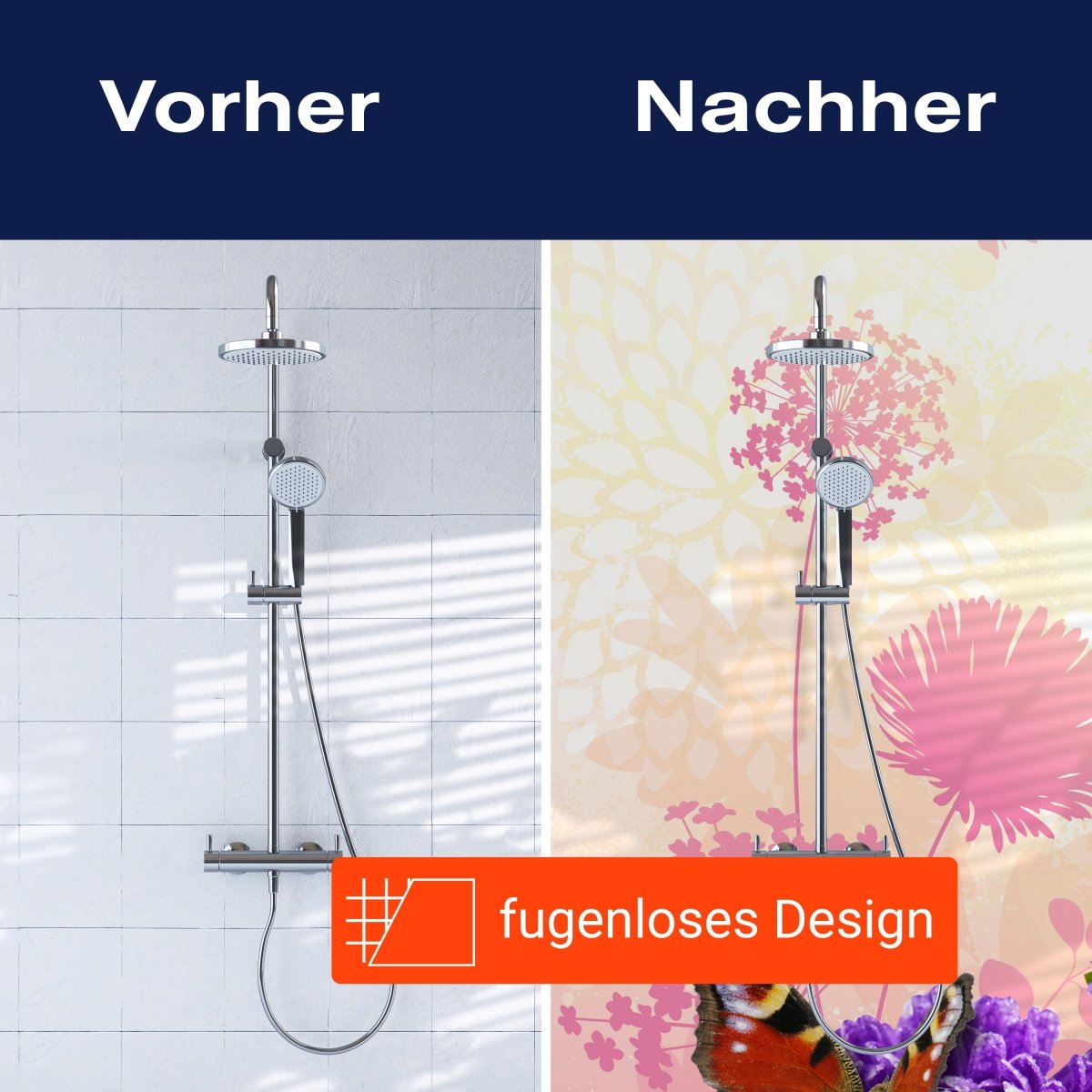 Duschwand Schmetterlinge M0579 entdecken - Bild 9 Duschwand Schmetterlinge M0579 entdecken - Bild 9