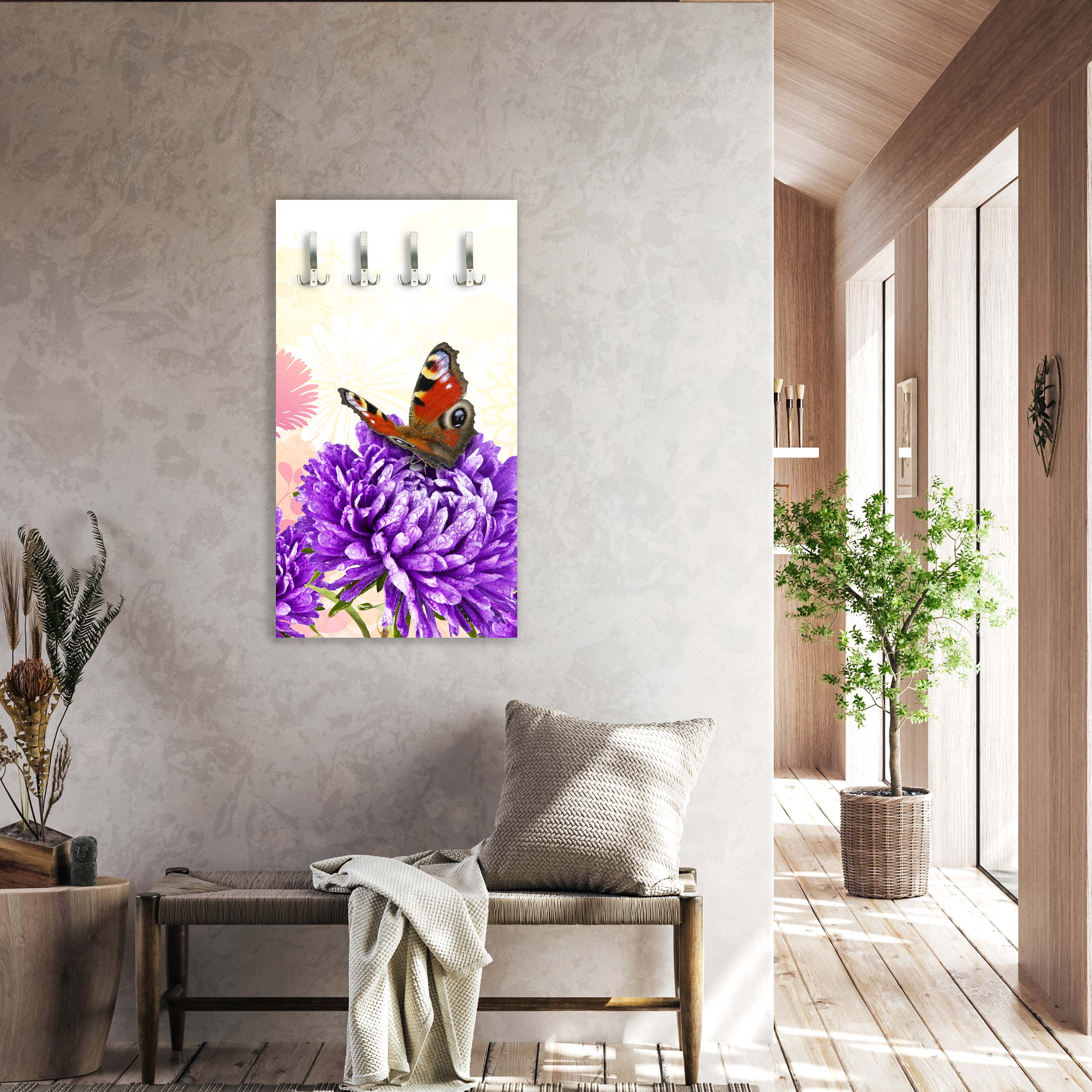 Garderobe Schmetterlinge M0579 entdecken - Bild 5 Garderobe Schmetterlinge M0579 entdecken - Bild 5