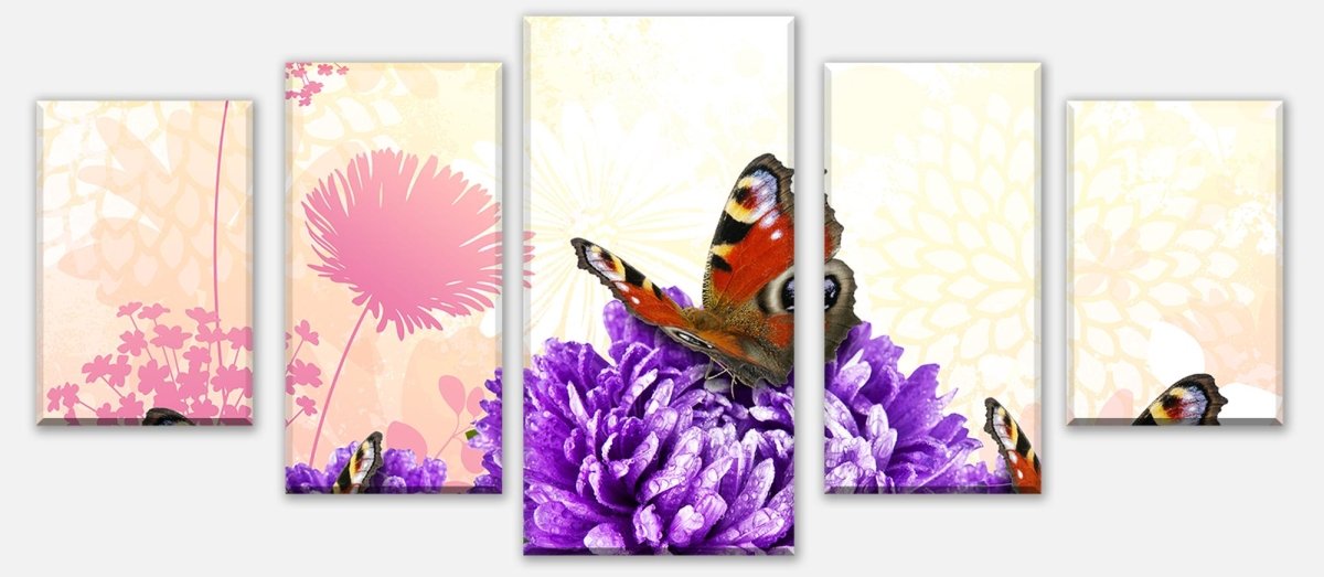 Leinwandbild Mehrteiler Schmetterlinge M0579 entdecken - Bild 1 Leinwandbild Mehrteiler Schmetterlinge M0579 entdecken - Bild 1