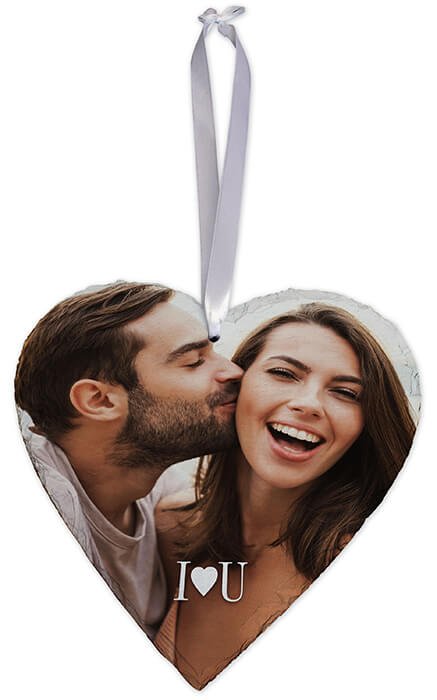 Schieferherz mit Foto M0590 - Bild 3 Schieferherz mit Foto M0590 - Bild 3