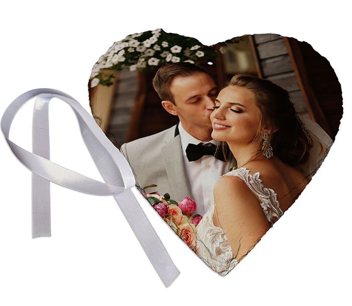 Schieferherz mit eigenem Bild M0591 - Bild 2 Schieferherz mit eigenem Bild M0591 - Bild 2