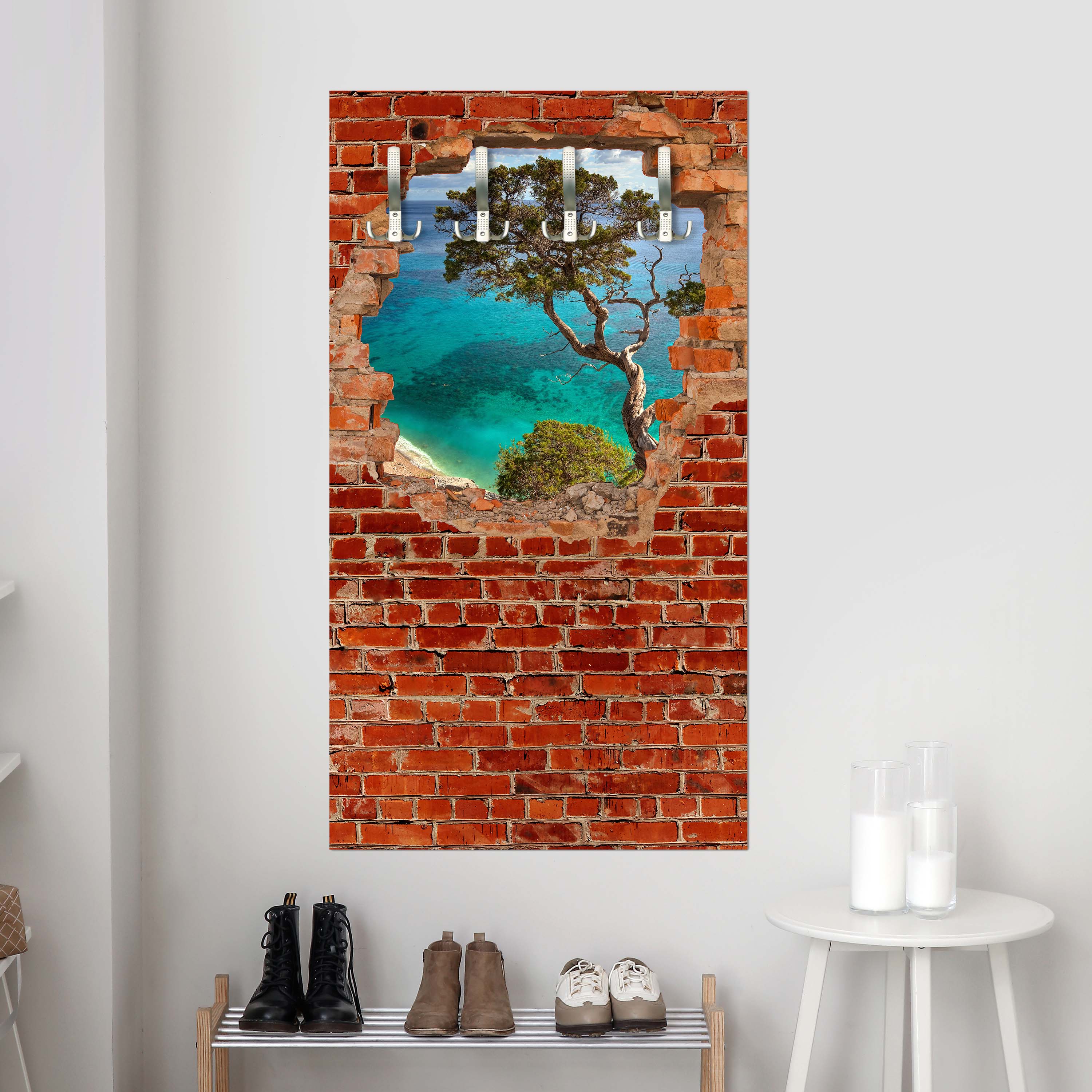 Garderobe Alter Baum Sardinien - Roter Backstein M0610 entdecken - Bild 2 Garderobe Alter Baum Sardinien - Roter Backstein M0610 entdecken - Bild 2