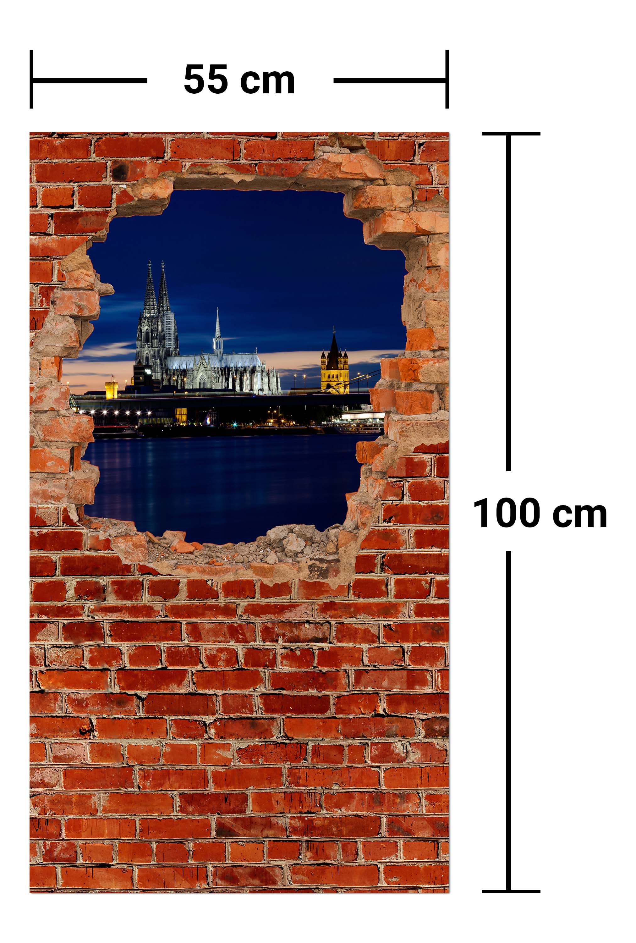 Garderobe Köln bei Nacht - Roter Backstein M0613 entdecken - Bild 7 Garderobe Köln bei Nacht - Roter Backstein M0613 entdecken - Bild 7