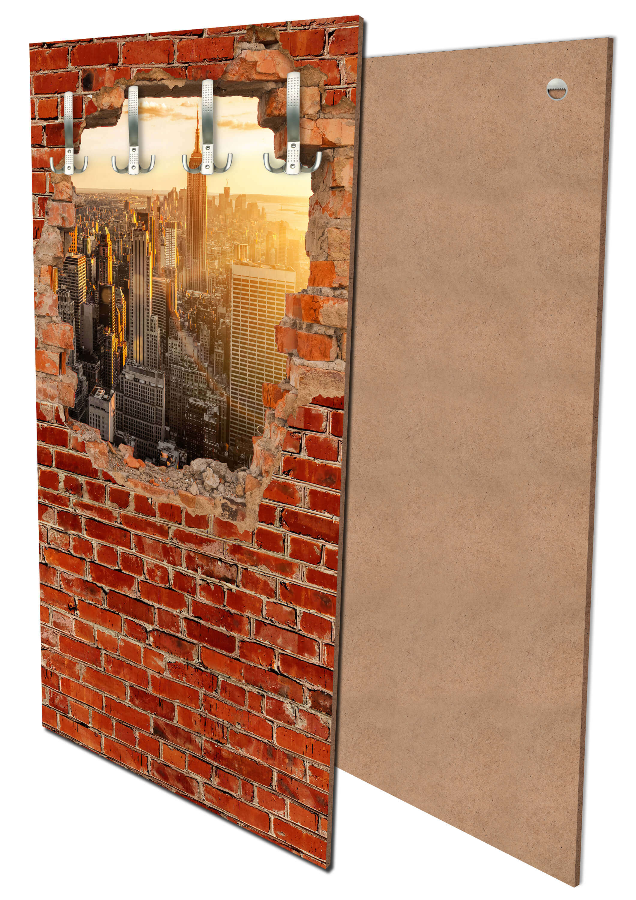 Garderobe New York - Roter Backstein M0616 entdecken - Bild 1 Garderobe New York - Roter Backstein M0616 entdecken - Bild 1