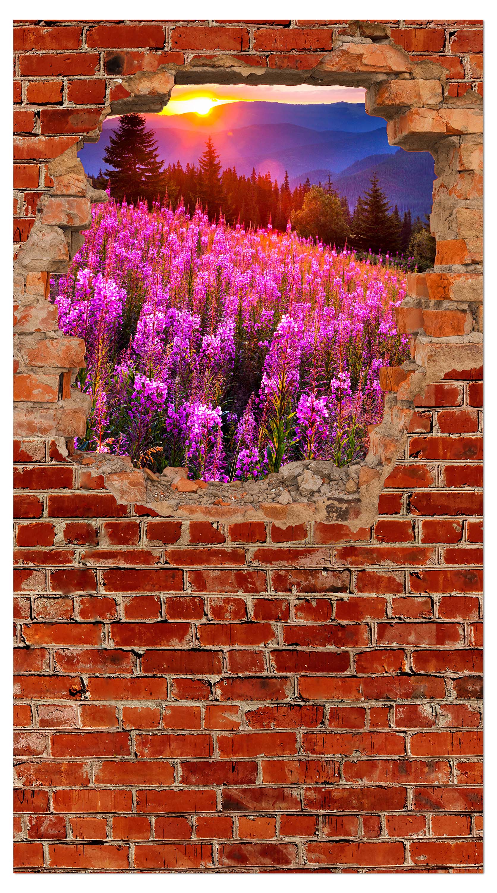 Garderobe Herbst in den Bergen - Roter Backstein M0619 entdecken - Bild 4 Garderobe Herbst in den Bergen - Roter Backstein M0619 entdecken - Bild 4