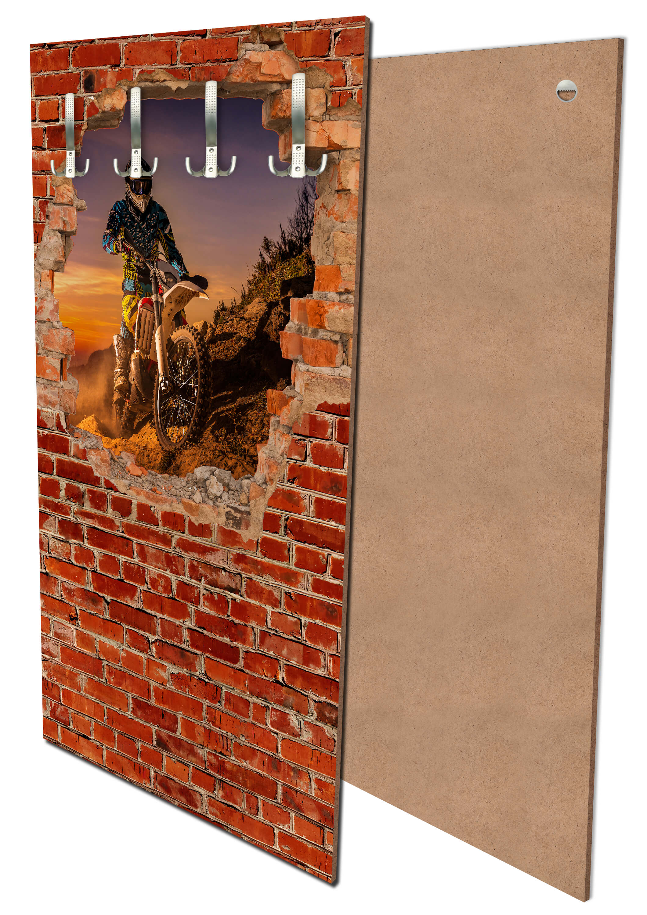 Garderobe Extreme Biker - Roter Backstein M0620 entdecken - Bild 1 Garderobe Extreme Biker - Roter Backstein M0620 entdecken - Bild 1