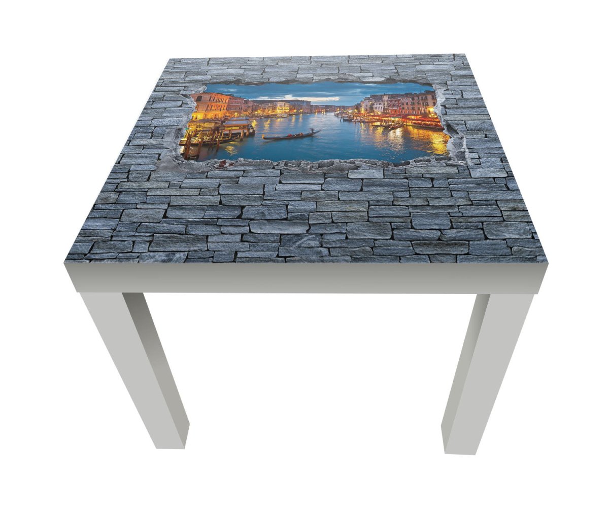 Beistelltisch 3D Canale Grande Venedig - Steinmauer M0632 entdecken - Bild 1 Beistelltisch 3D Canale Grande Venedig - Steinmauer M0632 entdecken - Bild 1