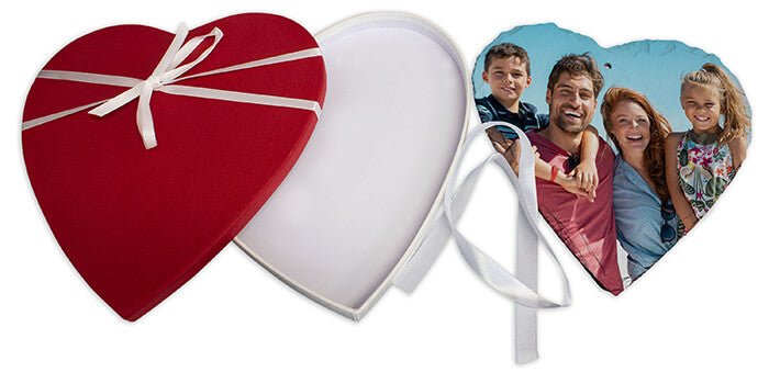 Schieferherz mit eigenem Bild Geschenkbox M0640 - Bild 2 Schieferherz mit eigenem Bild Geschenkbox M0640 - Bild 2