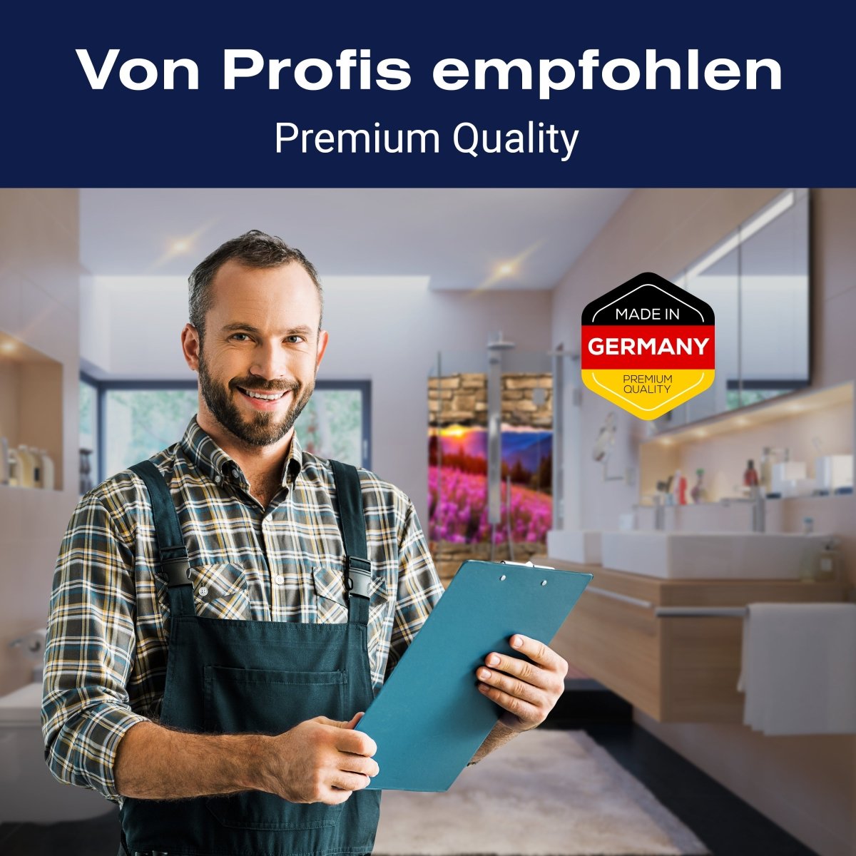 Duschwand 3D Herbst in den Bergen - Steinmauer M0666 entdecken - Bild 5 Duschwand 3D Herbst in den Bergen - Steinmauer M0666 entdecken - Bild 5