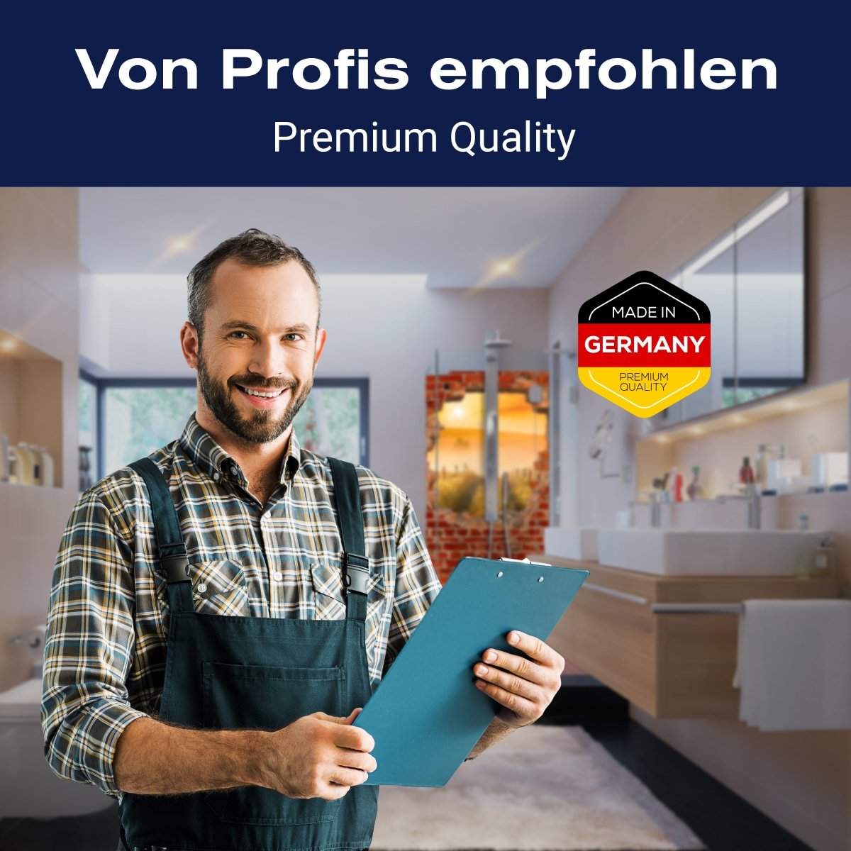 Duschwand Diesige Landschaft - Roter Backstein M0680 entdecken - Bild 5 Duschwand Diesige Landschaft - Roter Backstein M0680 entdecken - Bild 5