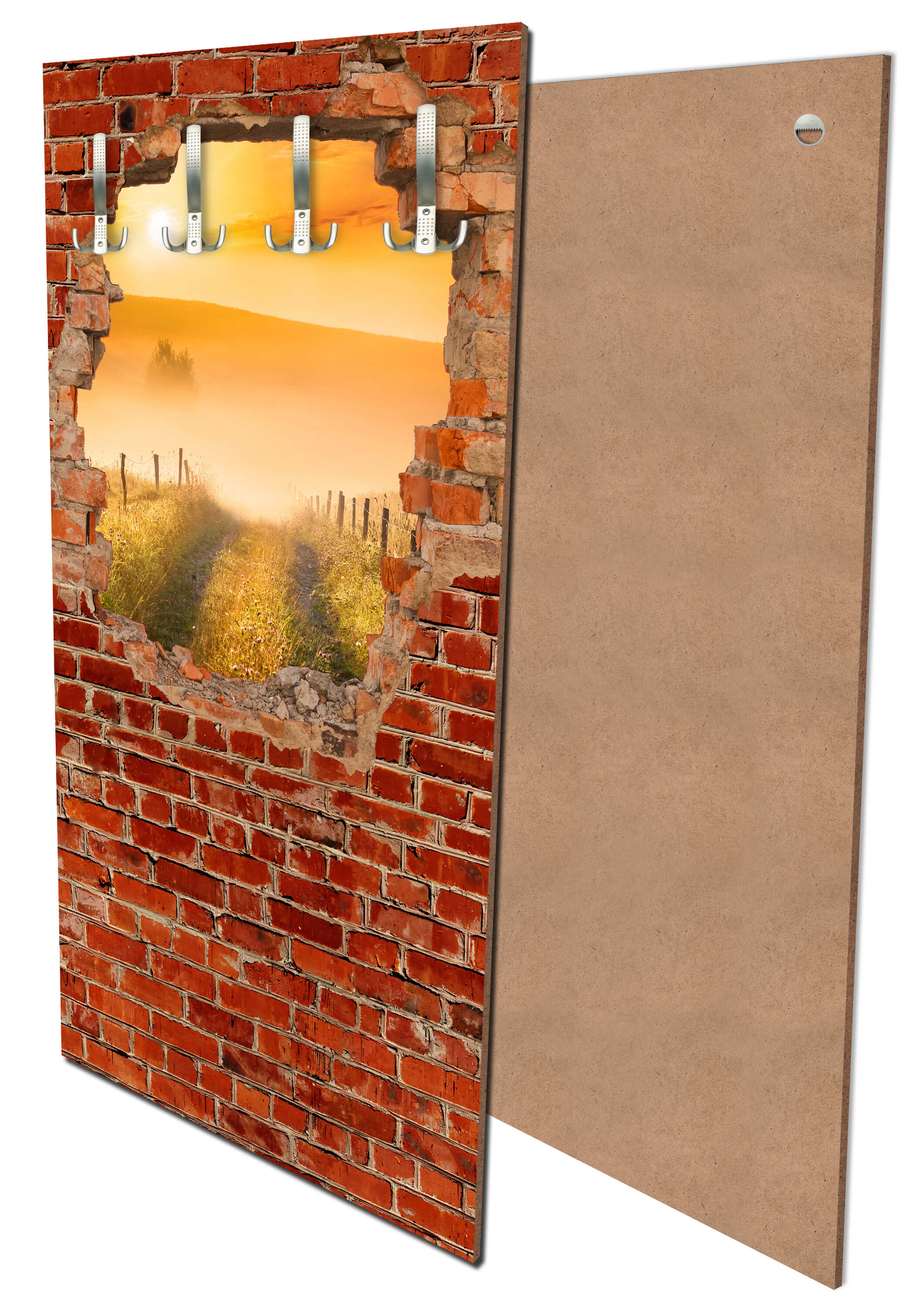 Garderobe Diesige Landschaft - Roter Backstein M0680 entdecken - Bild 1 Garderobe Diesige Landschaft - Roter Backstein M0680 entdecken - Bild 1
