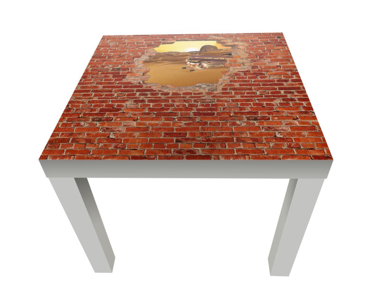 Beistelltisch Altes Auto - Roter Backstein M0681 entdecken - Bild 1 Beistelltisch Altes Auto - Roter Backstein M0681 entdecken - Bild 1