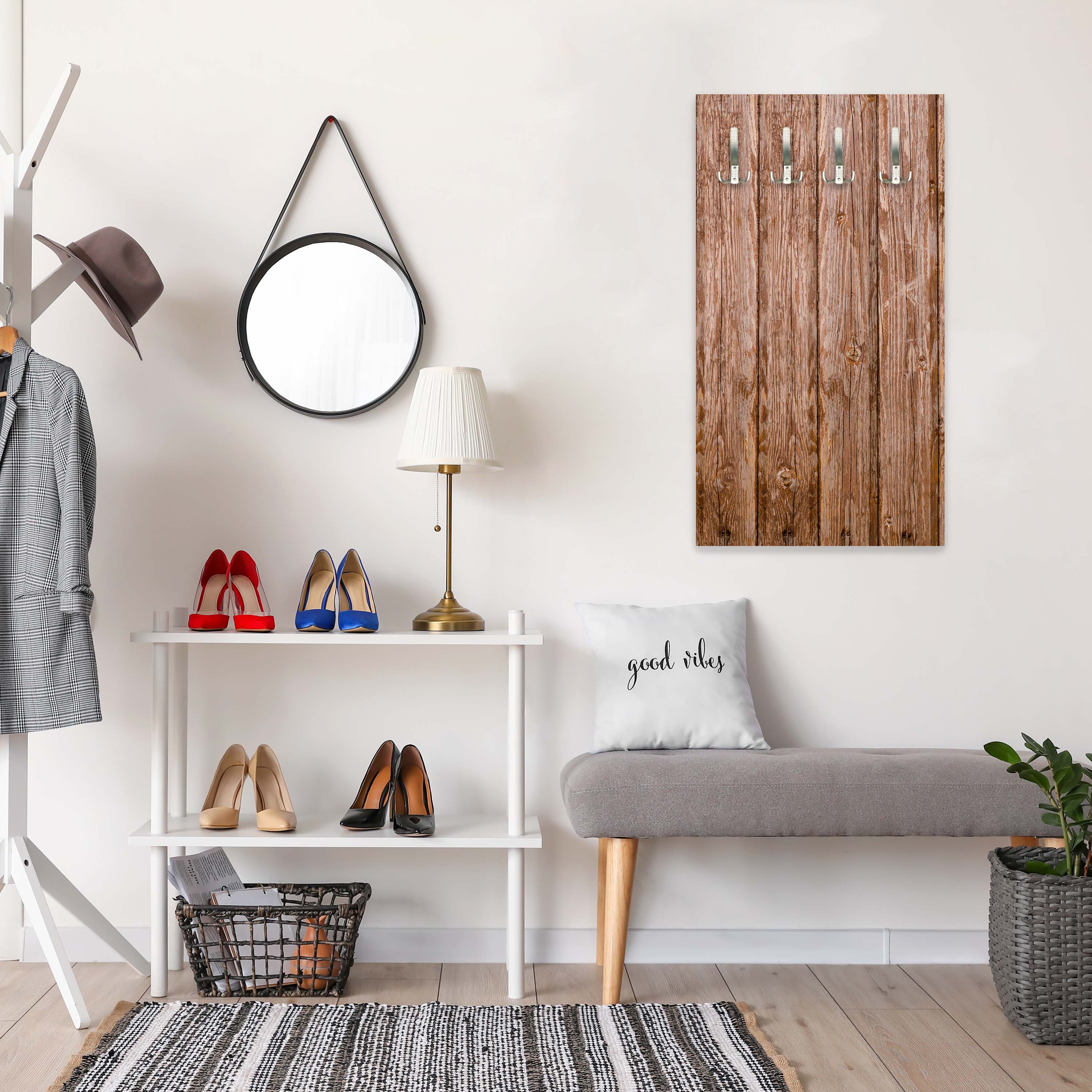 Garderobe Holzwand M0689 entdecken - Bild 2 Garderobe Holzwand M0689 entdecken - Bild 2