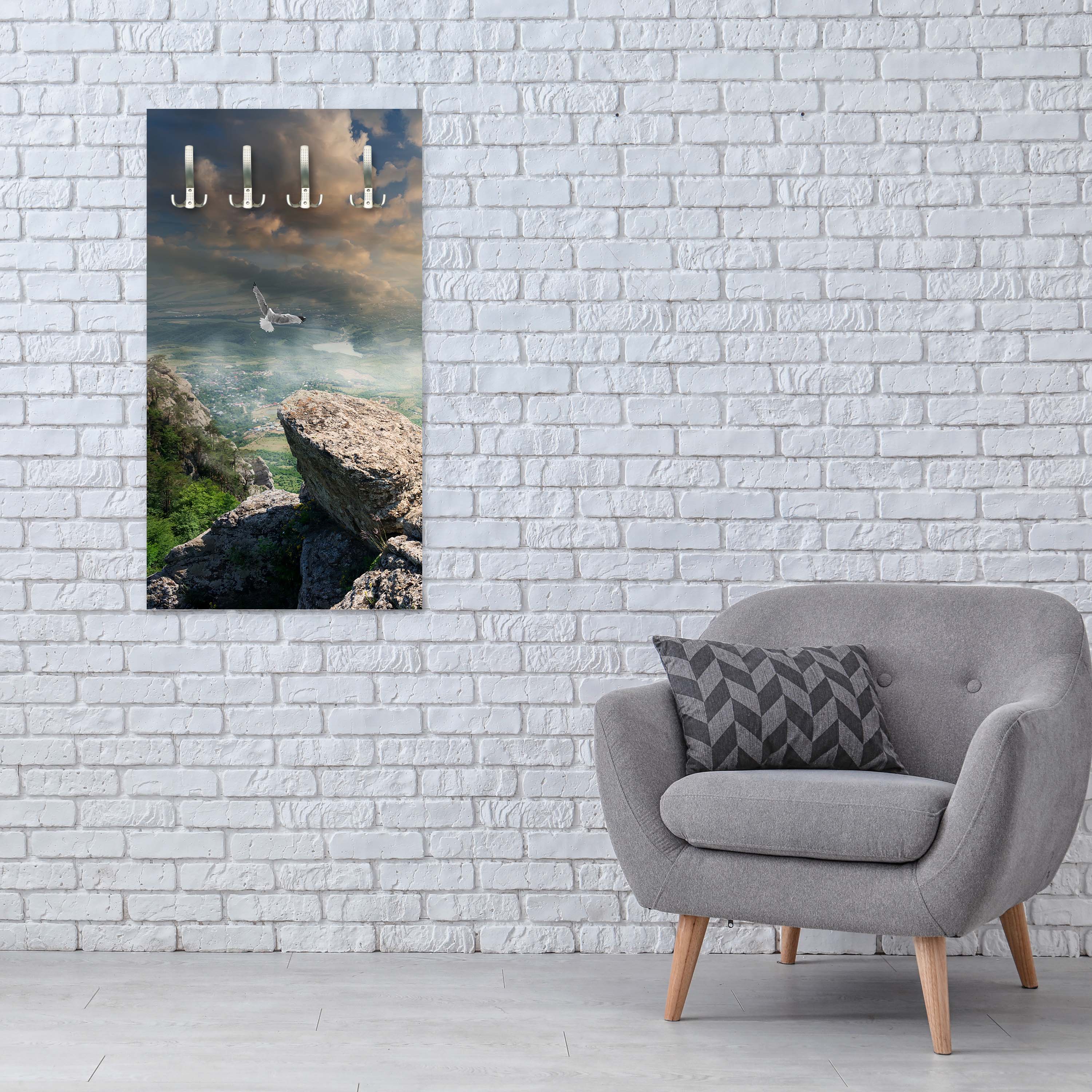 Garderobe Blick auf die Berge M0692 entdecken - Bild 3 Garderobe Blick auf die Berge M0692 entdecken - Bild 3