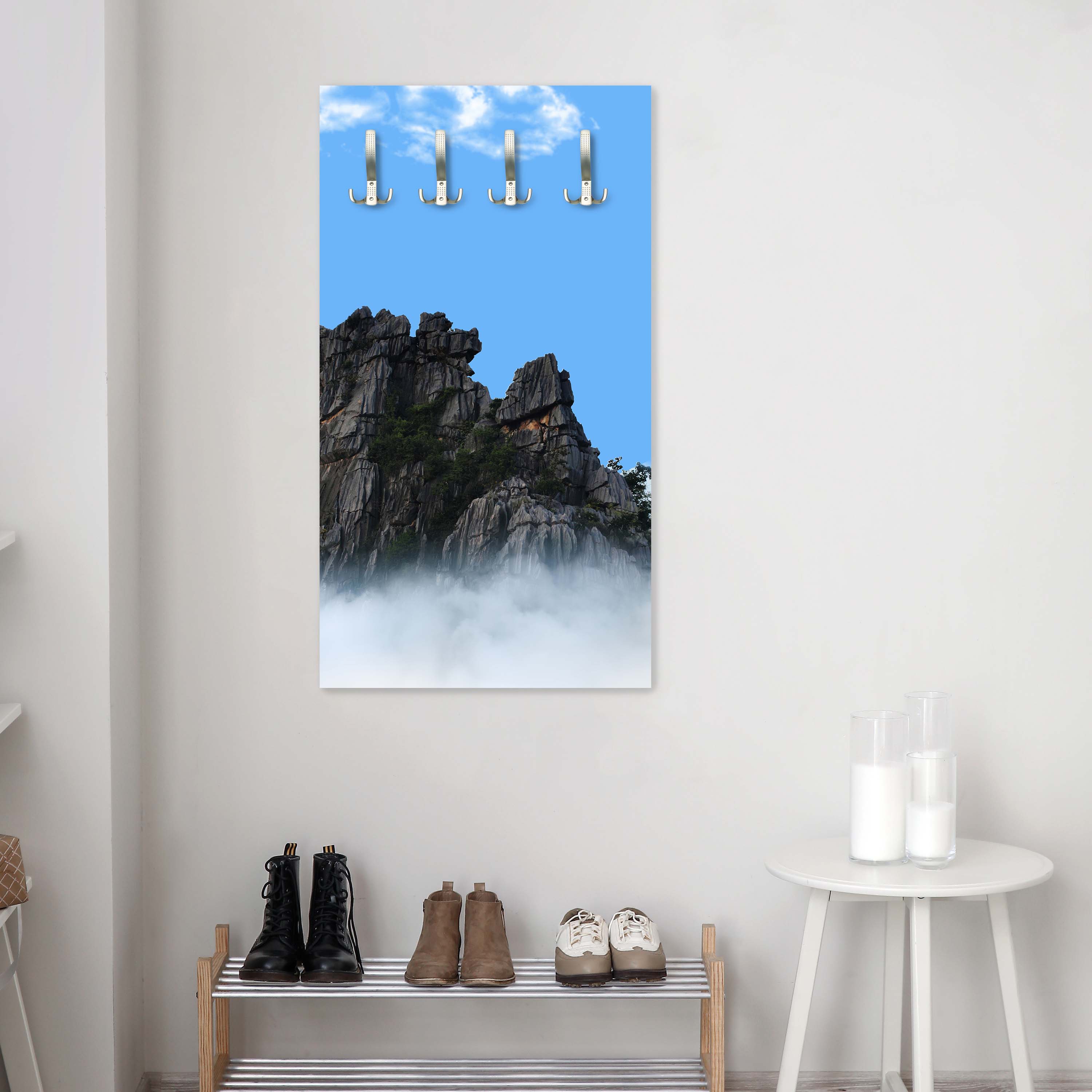 Garderobe Bergspitzen über die Wolken M0699 entdecken - Bild 2 Garderobe Bergspitzen über die Wolken M0699 entdecken - Bild 2