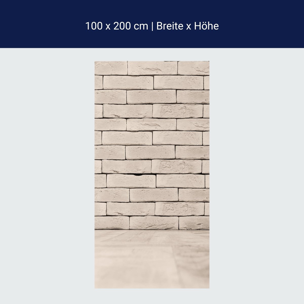 Duschwand Vintage weisse Mauer M0702 Duschwand Vintage weisse Mauer M0702