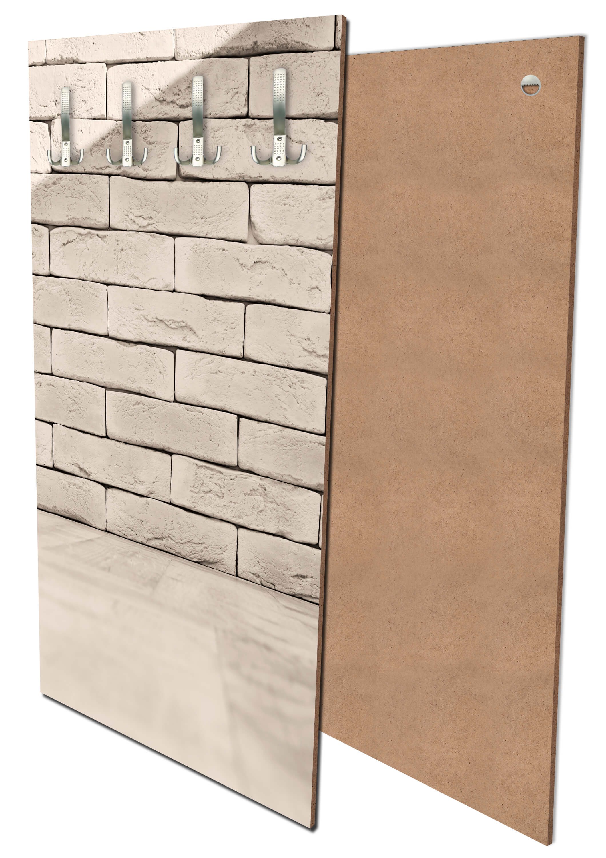 Garderobe Vintage weisse Mauer M0702 entdecken - Bild 1 Garderobe Vintage weisse Mauer M0702 entdecken - Bild 1