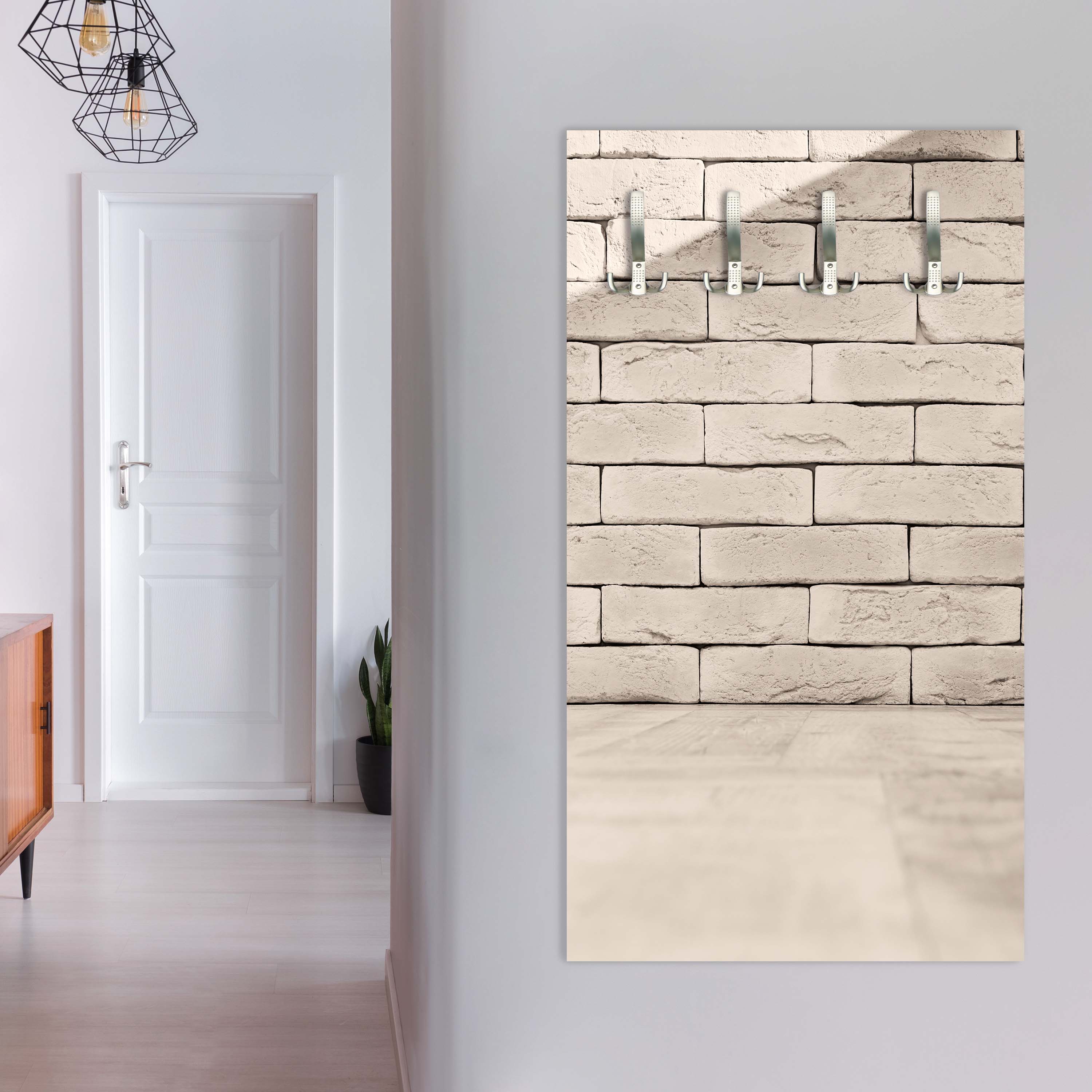 Garderobe Vintage weisse Mauer M0702 entdecken - Bild 3 Garderobe Vintage weisse Mauer M0702 entdecken - Bild 3