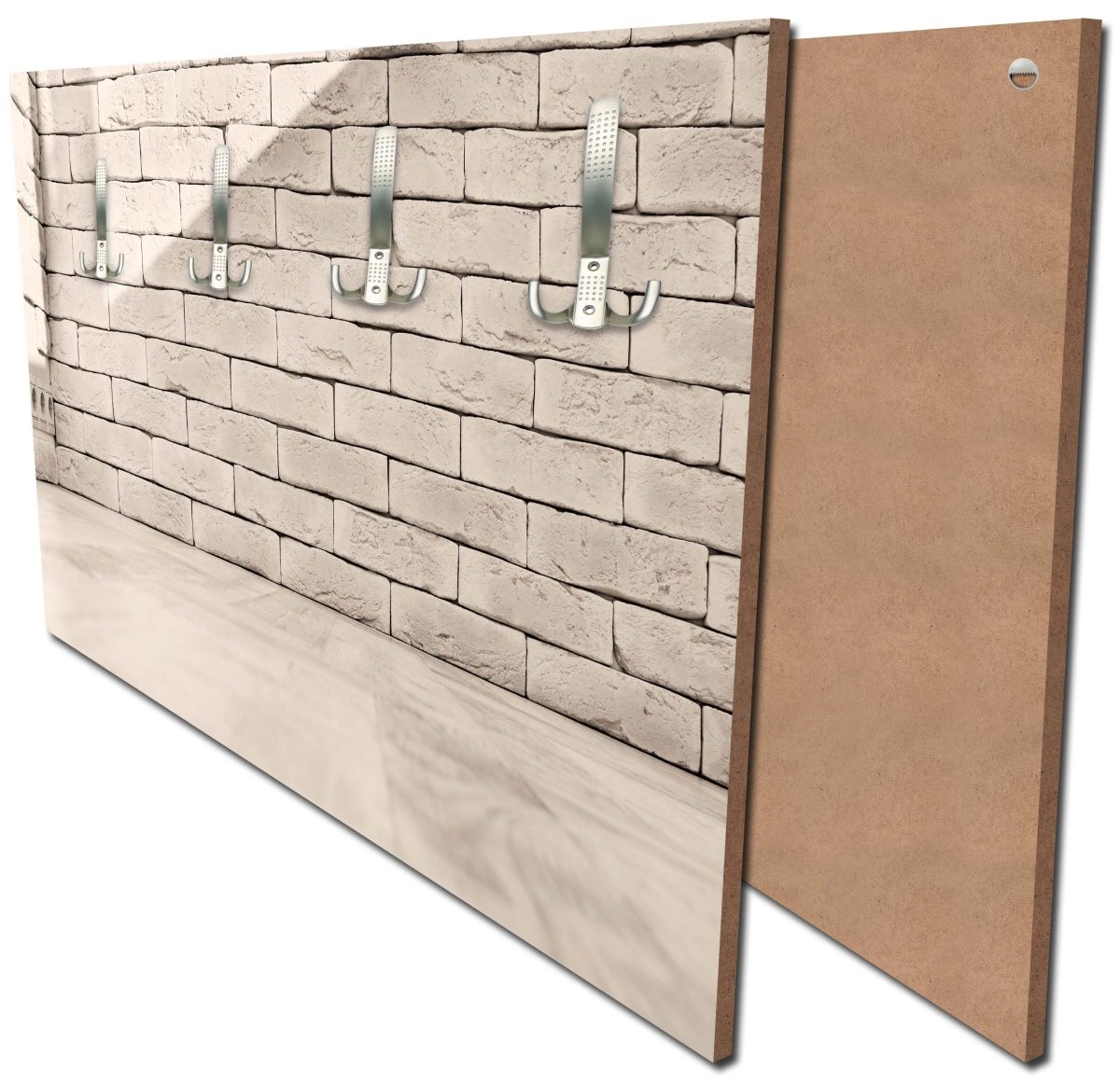 Garderobe Vintage weisse Mauer M0702 Garderobe Vintage weisse Mauer M0702