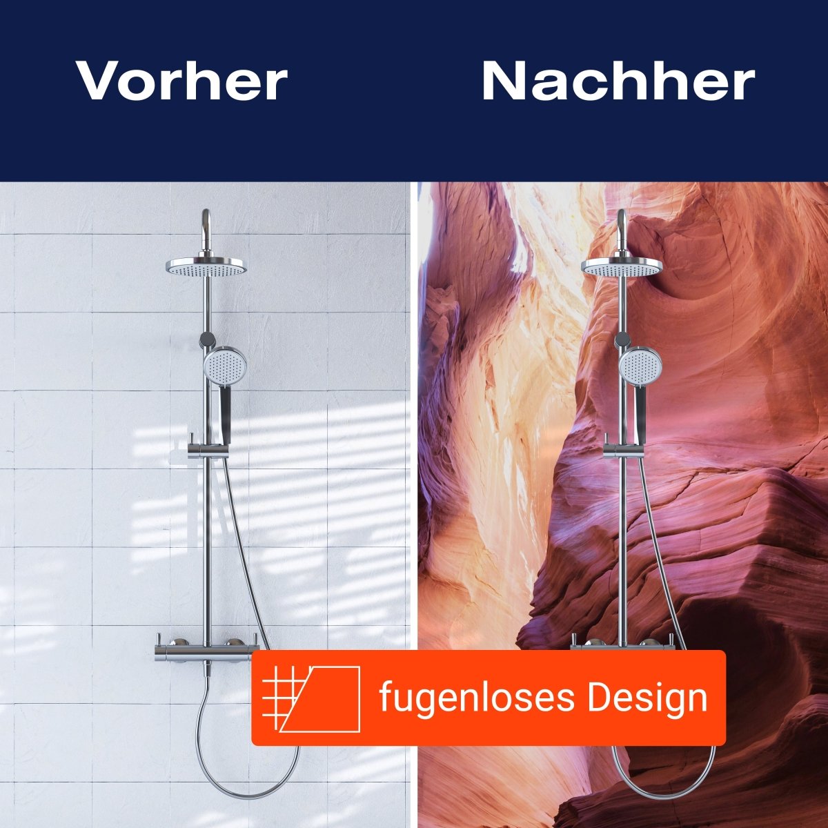 Duschwand Slot Canyon im Grand Escalante, USA M0709 entdecken - Bild 9 Duschwand Slot Canyon im Grand Escalante, USA M0709 entdecken - Bild 9