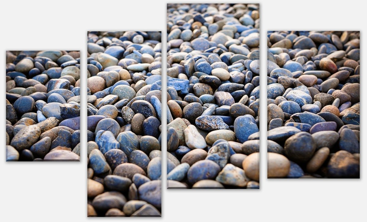 Leinwandbild Mehrteiler Steinhaufen M0711 Leinwandbild Mehrteiler Steinhaufen M0711