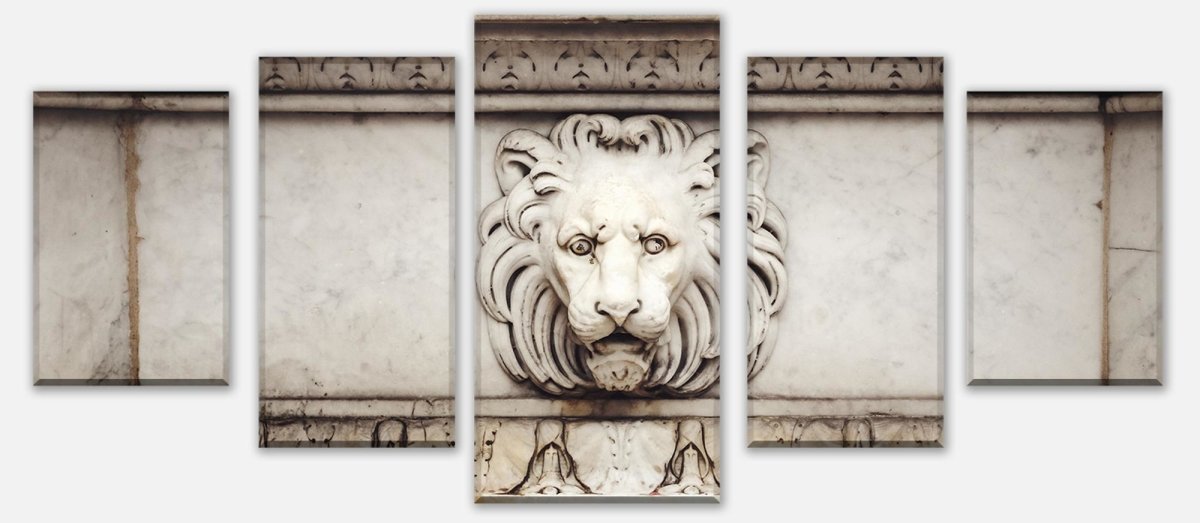 Leinwandbild Mehrteiler Alte Marmor Löwenkopf M0713 entdecken - Bild 1 Leinwandbild Mehrteiler Alte Marmor Löwenkopf M0713 entdecken - Bild 1
