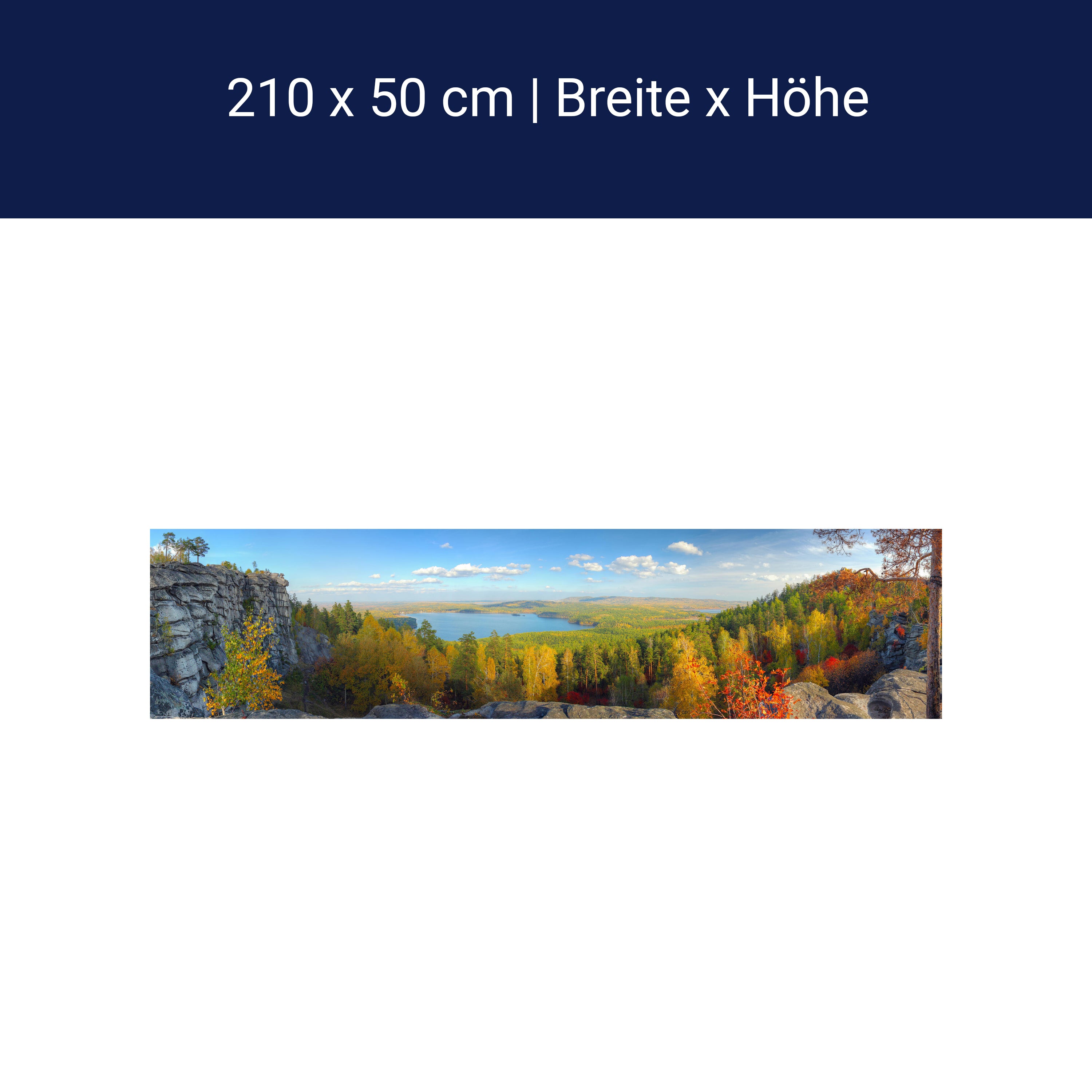 Küchenrückwand Herbstlandschaft mit Bergen und See M0717 Küchenrückwand Herbstlandschaft mit Bergen und See M0717