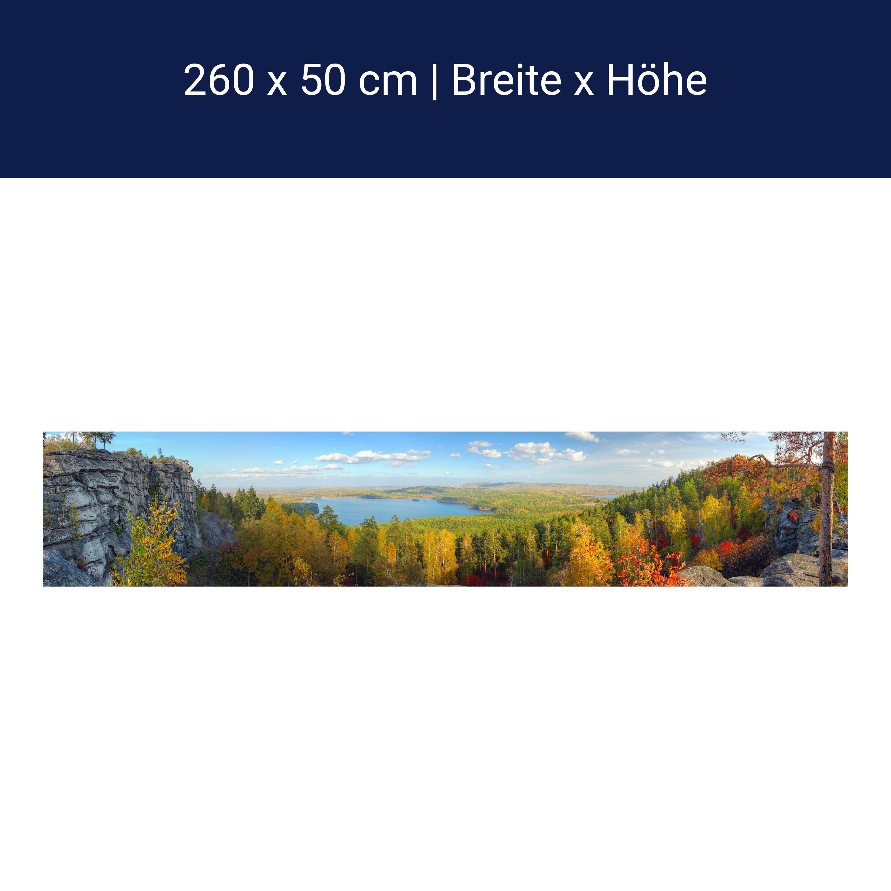 Küchenrückwand Herbstlandschaft mit Bergen und See M0717 Küchenrückwand Herbstlandschaft mit Bergen und See M0717